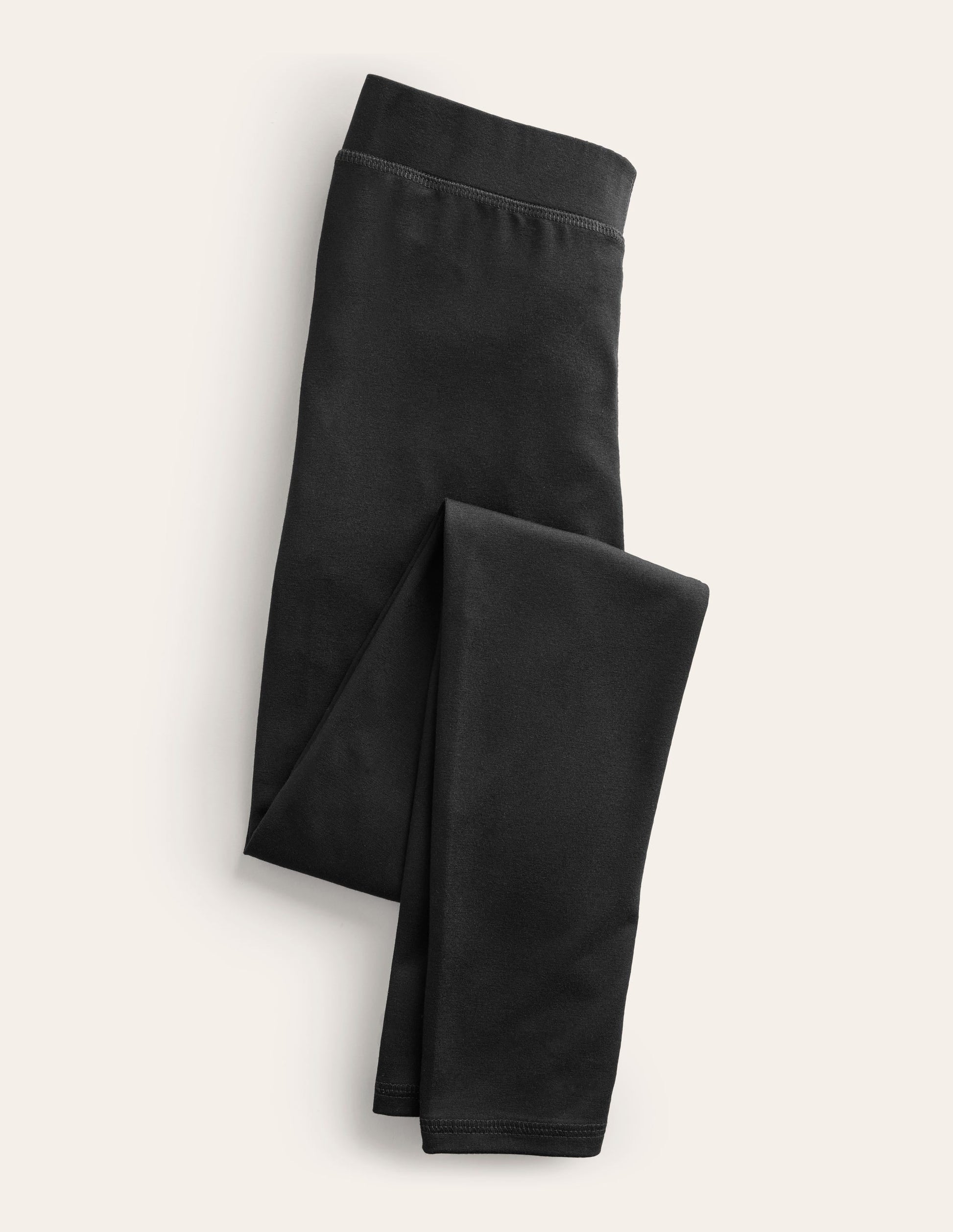 High Rise Jersey Leggings-Black-5