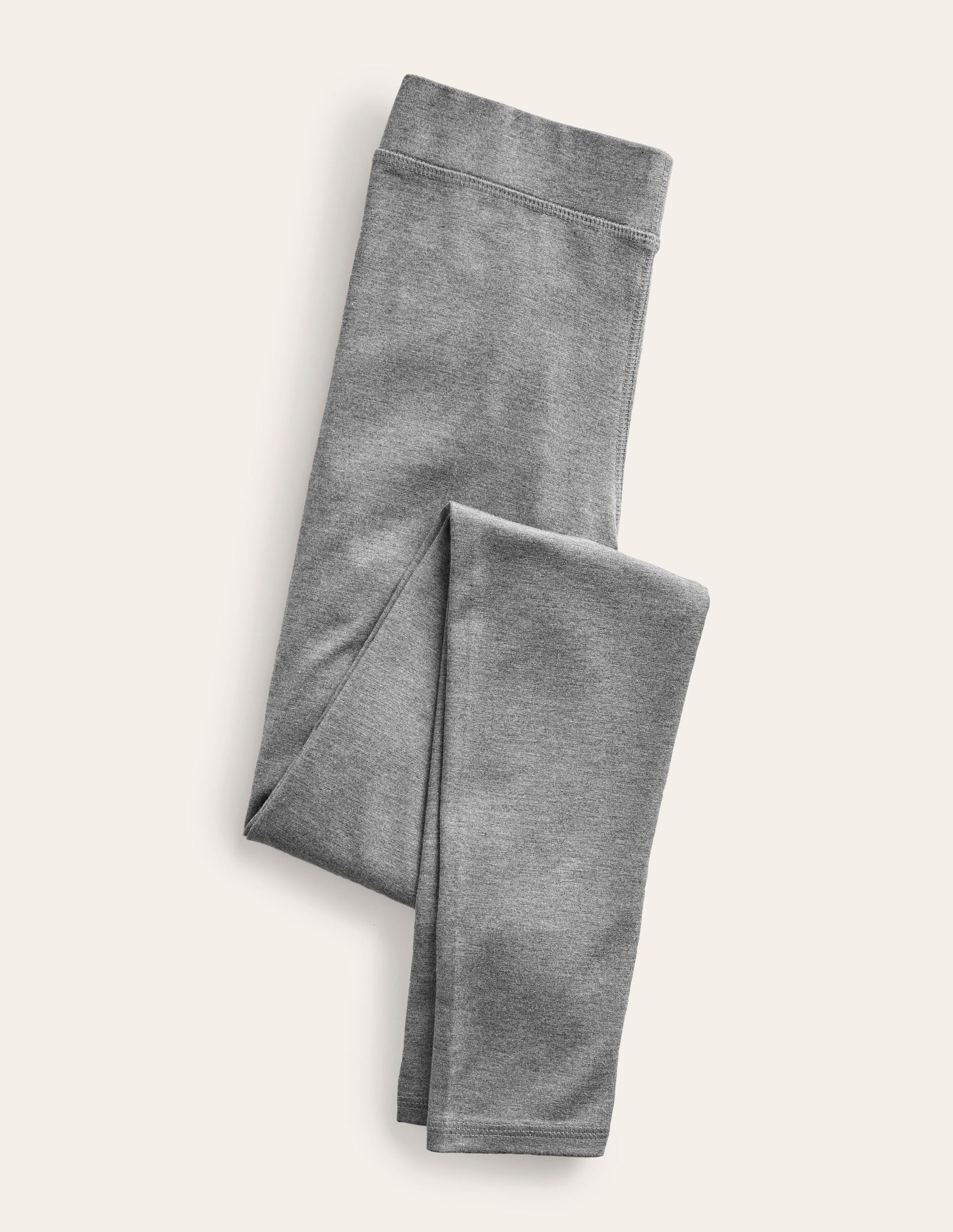 High Rise Jersey Leggings-Charcoal Marl-5