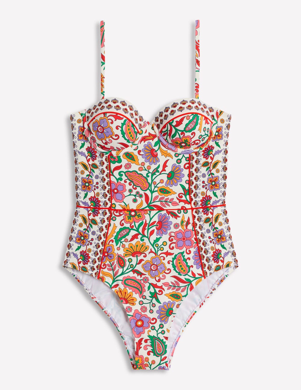Rhodes Cup-Size Swimsuit-Multi, Oriental Paradise - Image 6