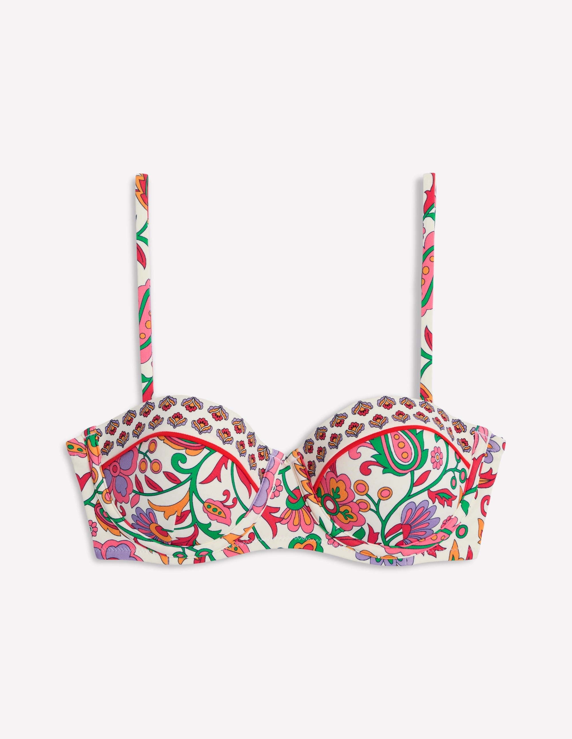 Rhodes Cup-Size Bikini Top-Multi, Oriental Paradise - Image 5