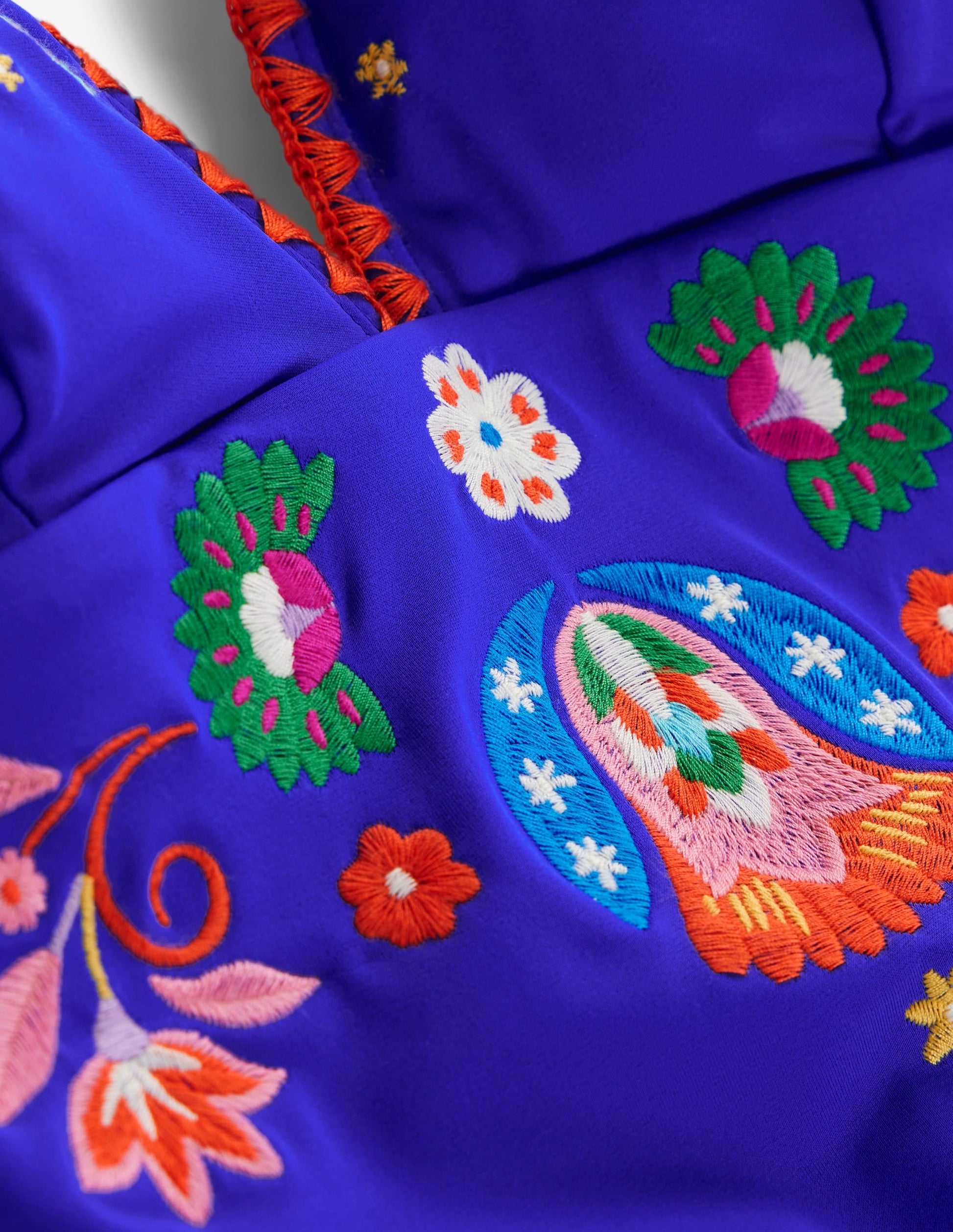Embroidered Swimsuit-Bright Blue, Embroidered-6