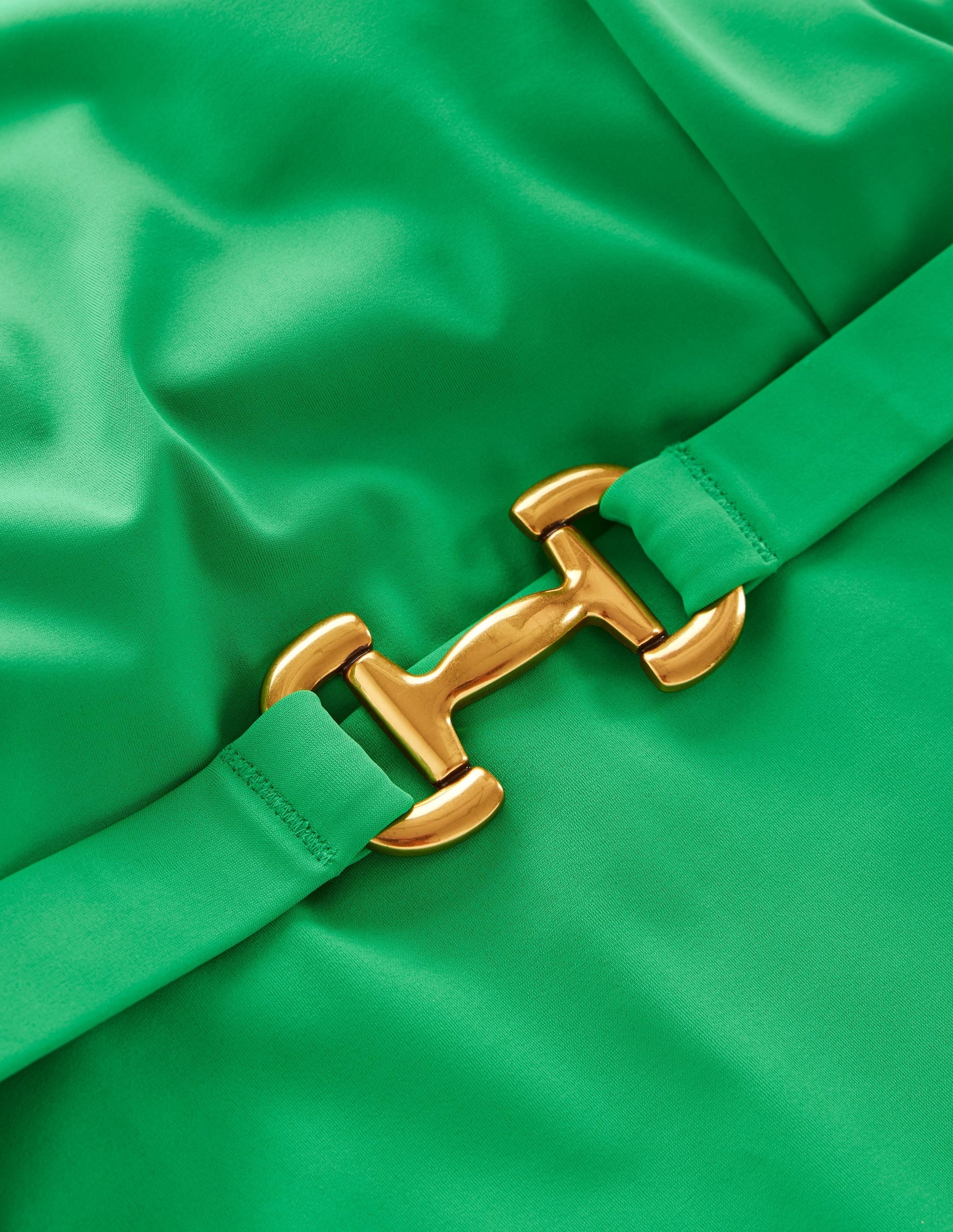 Lefkada Square Neck Swimsuit-Green Snaffle-7