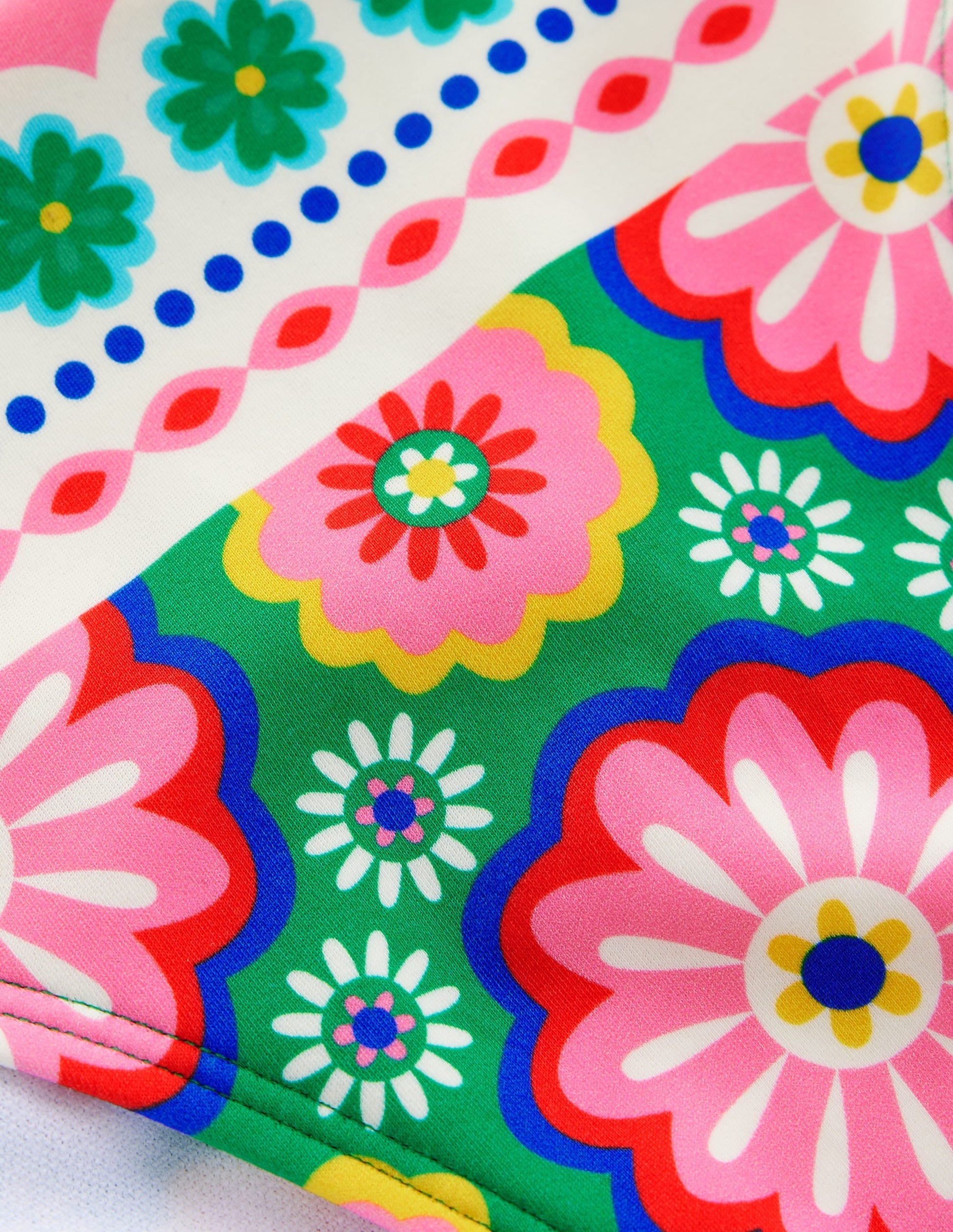 Porto Bikini Bottoms-Multi, Flower Tile-6