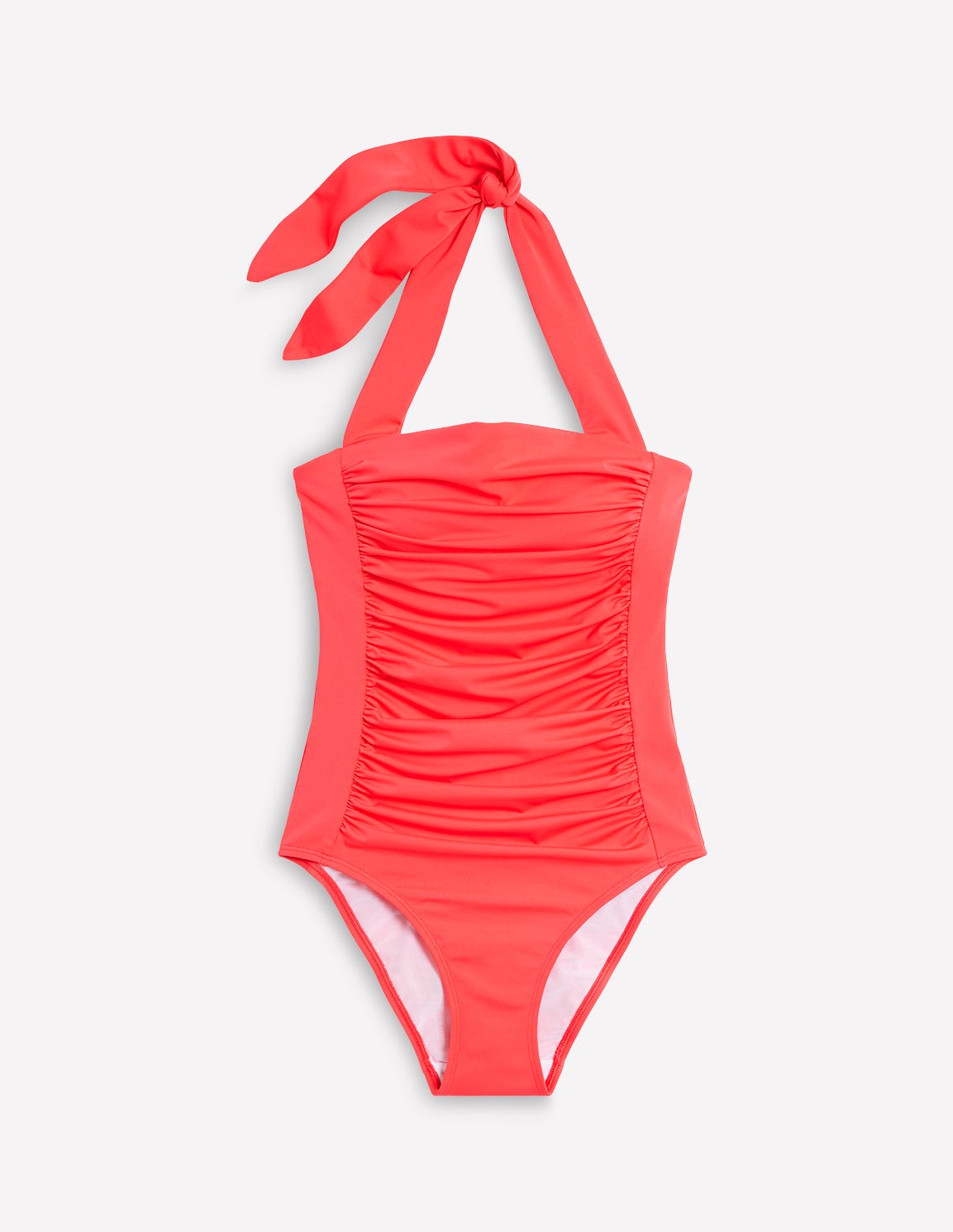 Kythira Ruched Swimsuit-Red-5