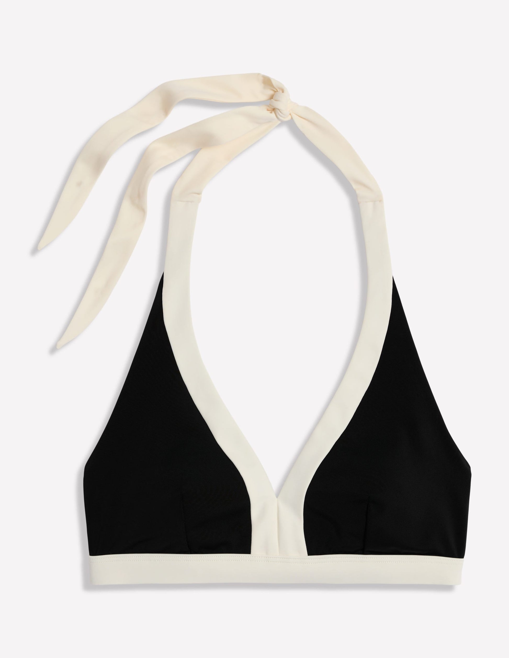 Ios V Panel Bikini Top-Black, Ivory-5