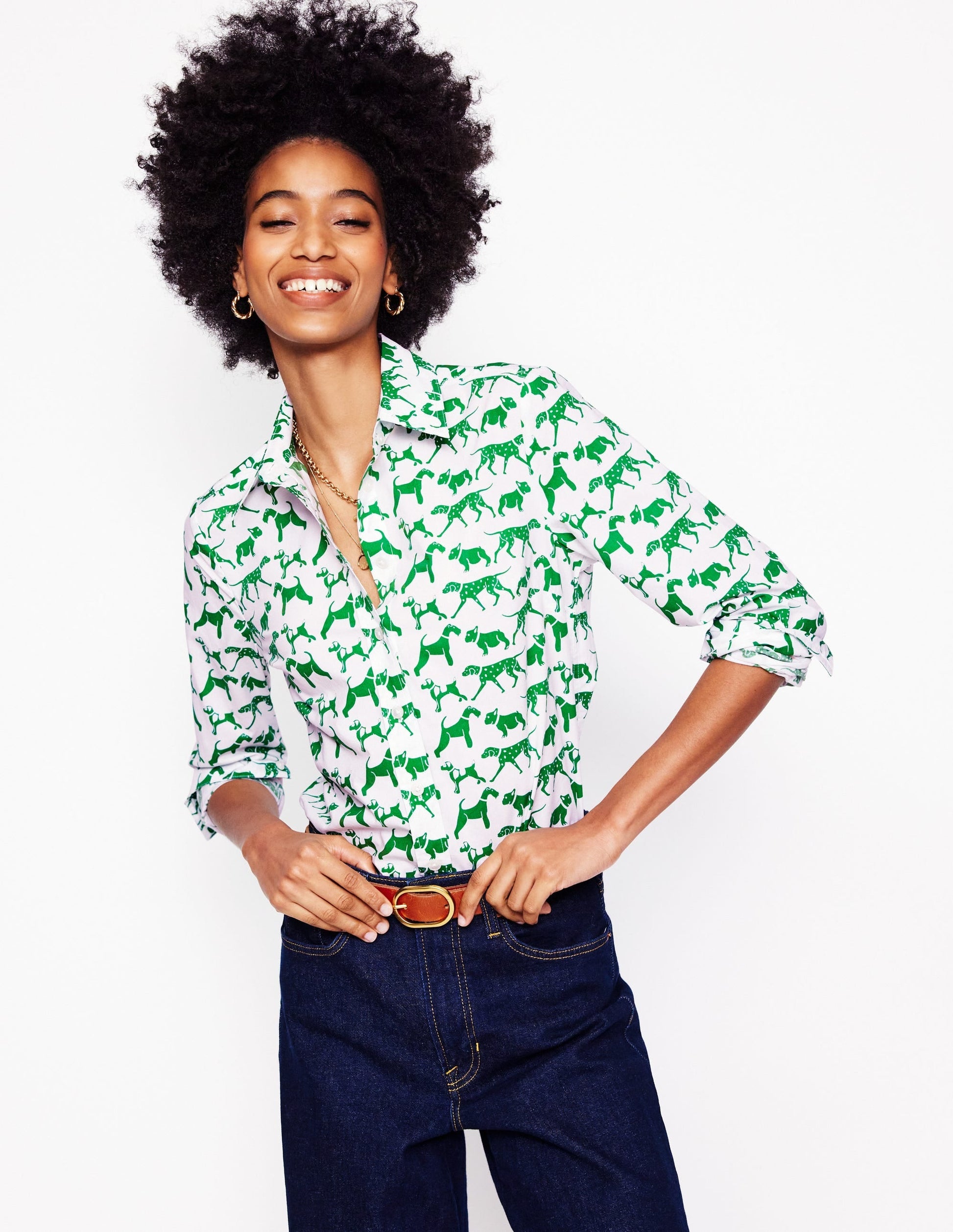 Sienna Cotton Shirt-Ivory, Janet And Friends-1