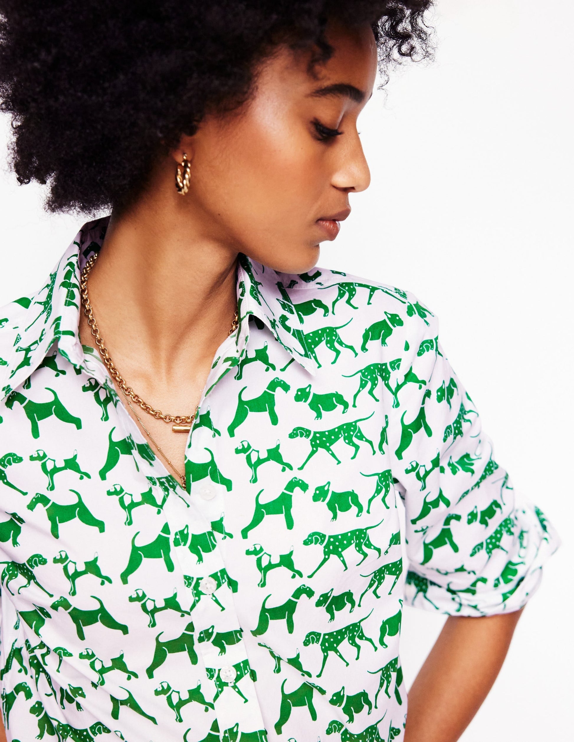 Sienna Cotton Shirt-Ivory, Janet And Friends-4