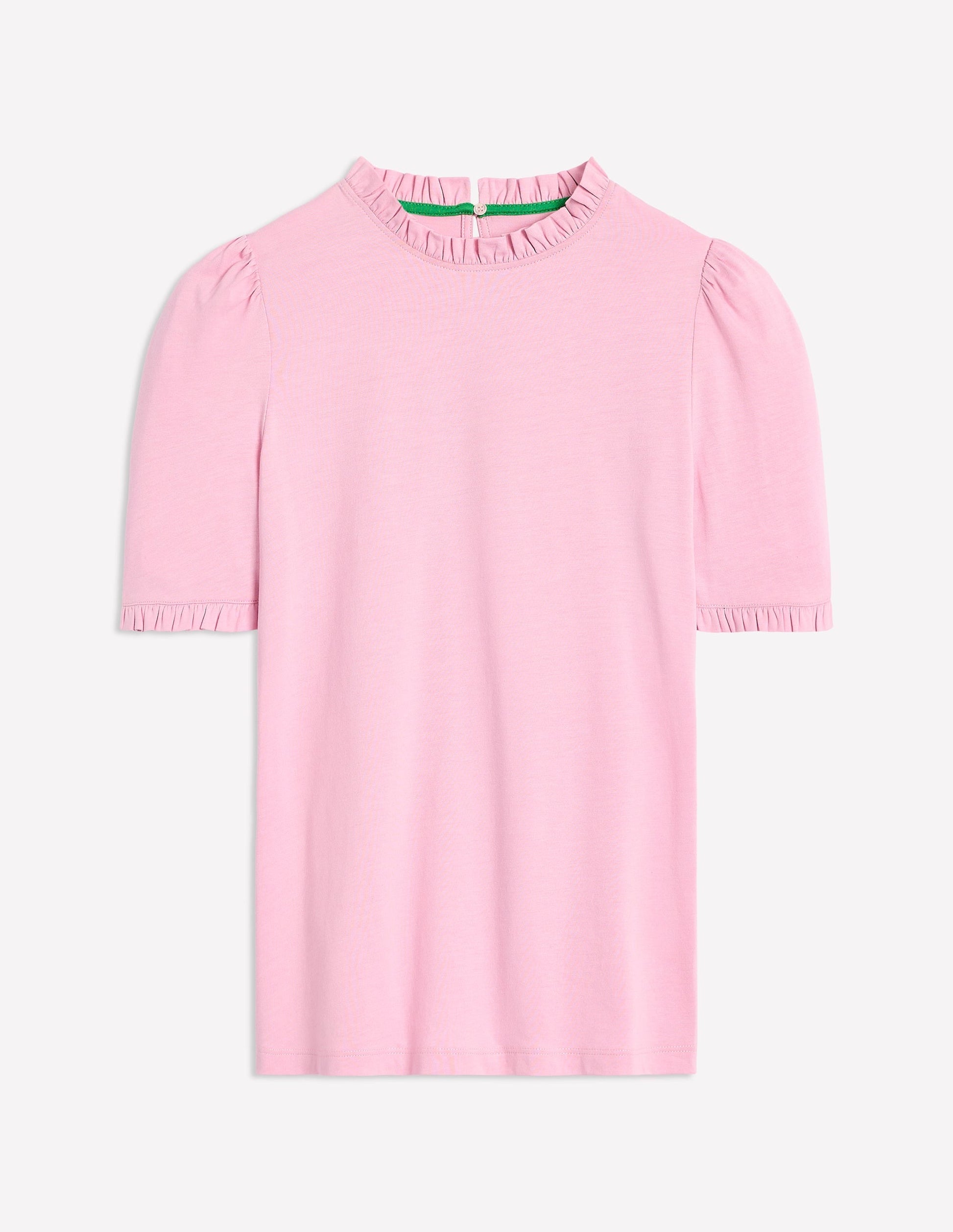 Supersoft Frill Detail T-shirt-Soft Lavender-5