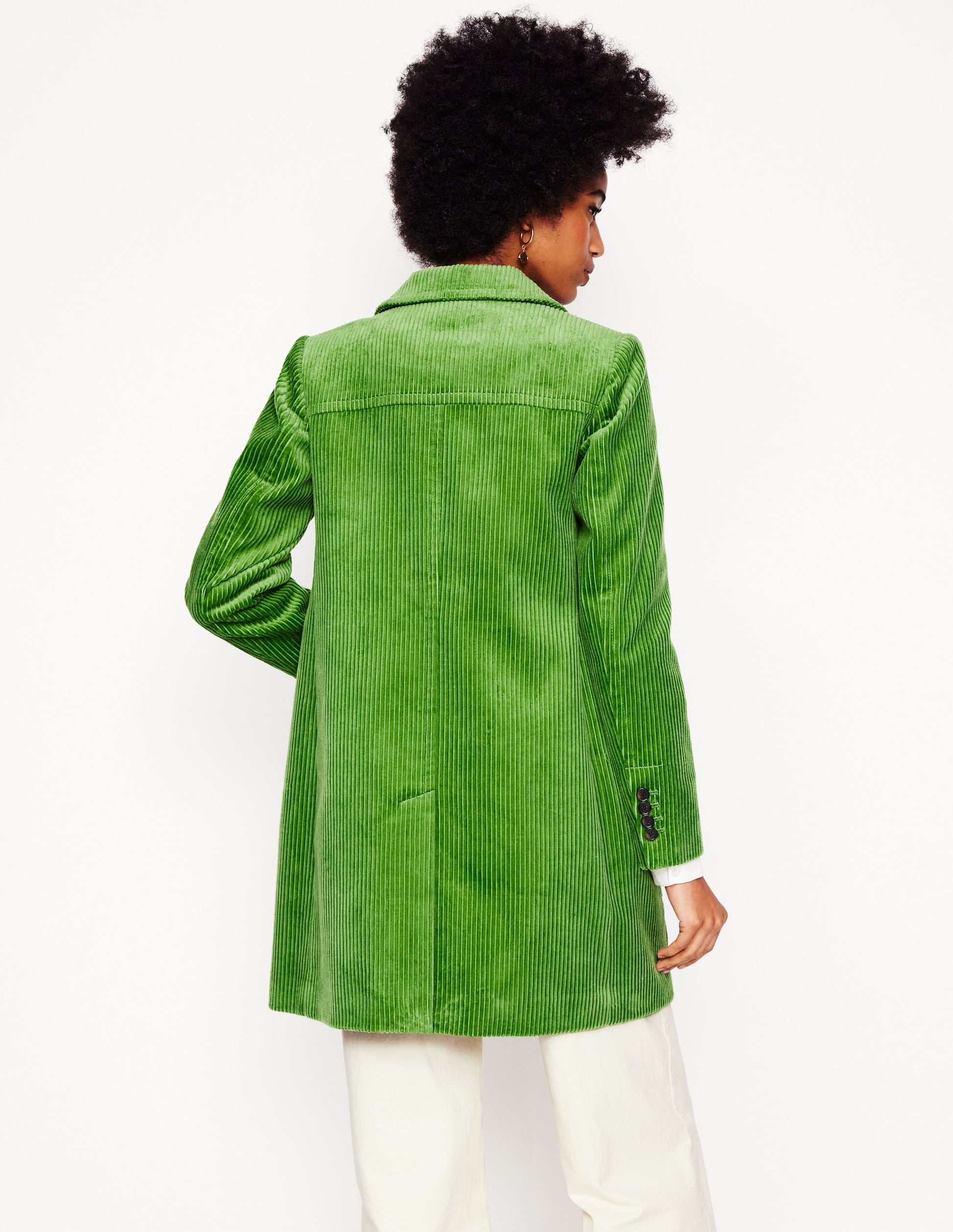 Lincoln Cord Coat-Promenade Green-3