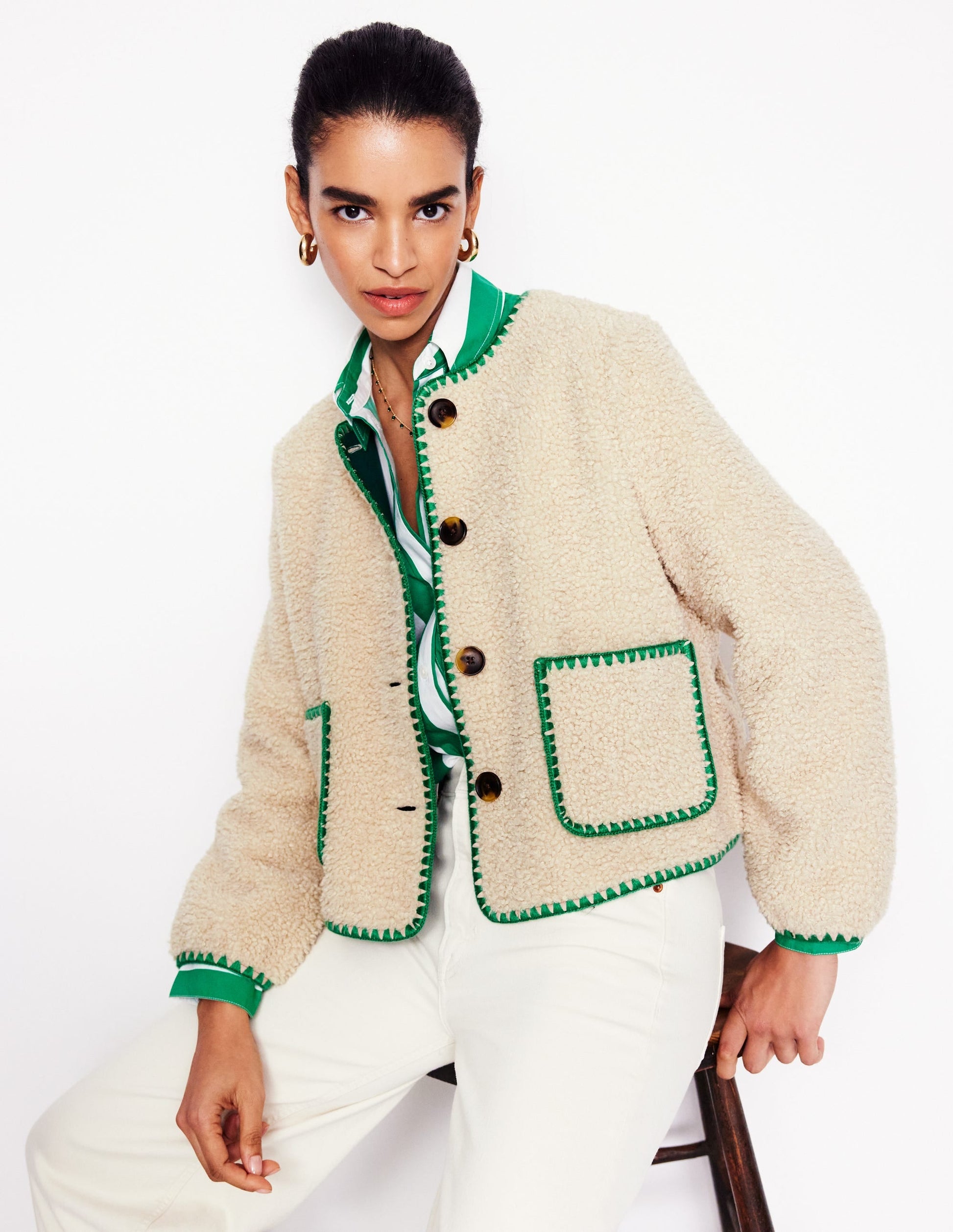Highbury Casual Jacket-Neutral Borg-1