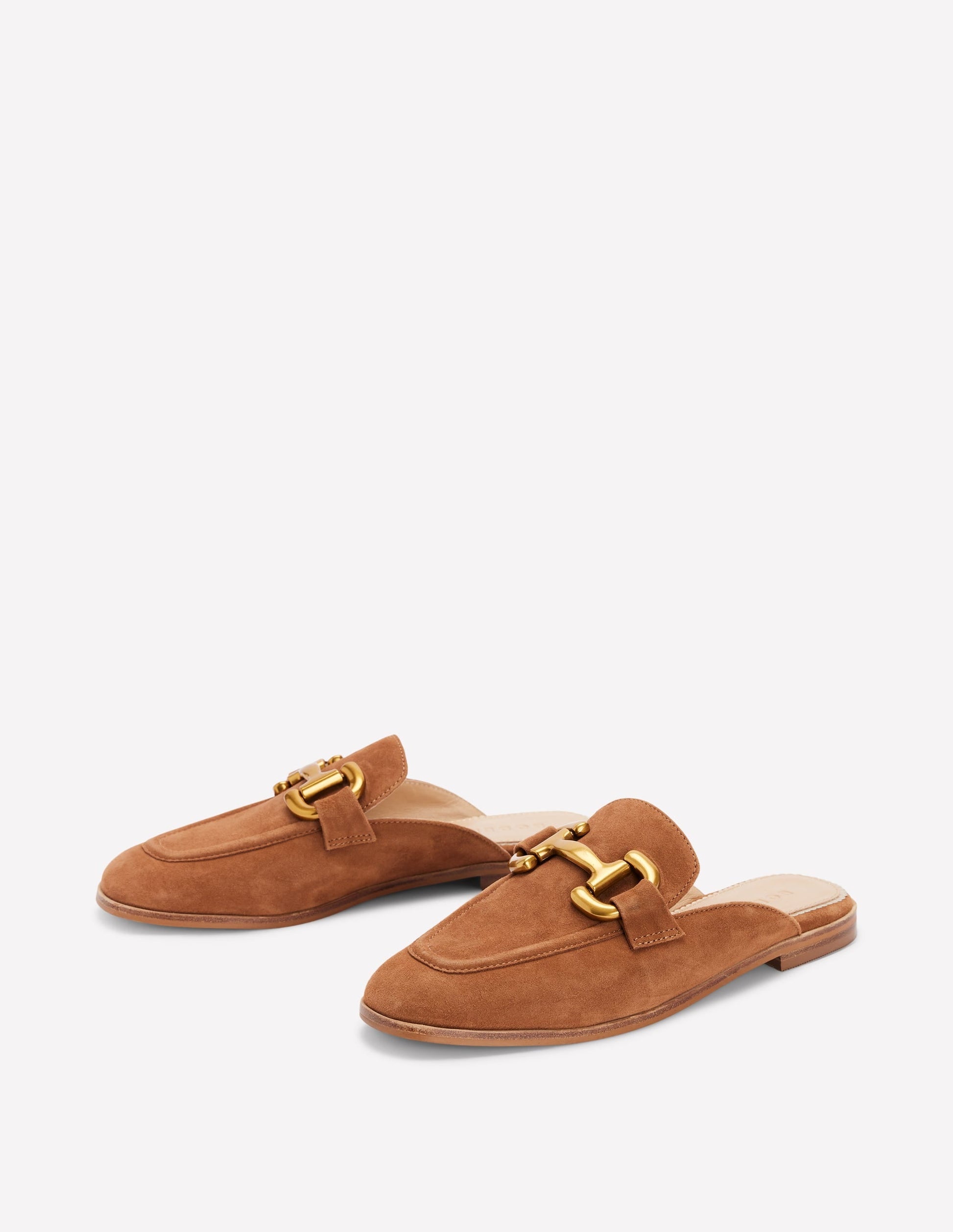 Iris Snaffle Mule Loafers-Tan-4