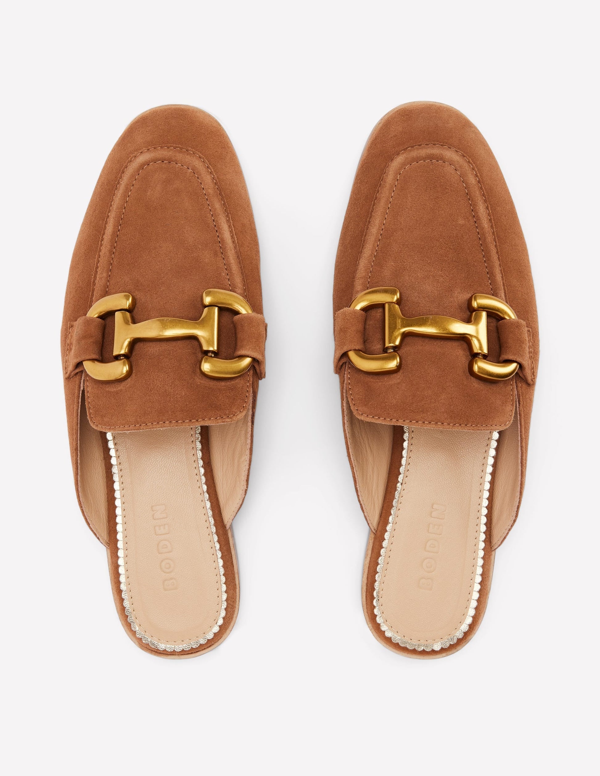 Iris Snaffle Mule Loafers-Tan-6