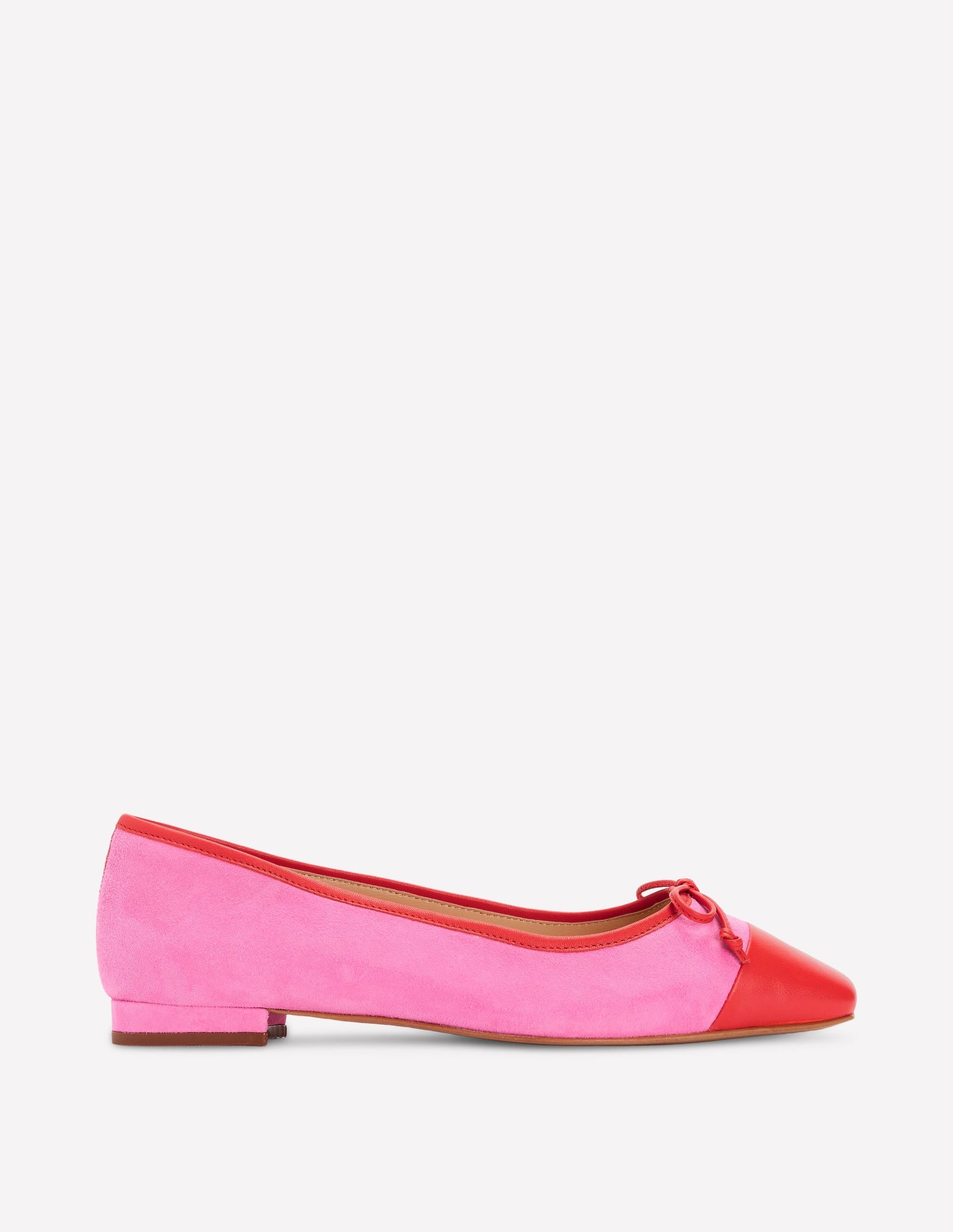 Toe Cap Ballet Flat-Festival Pink-1