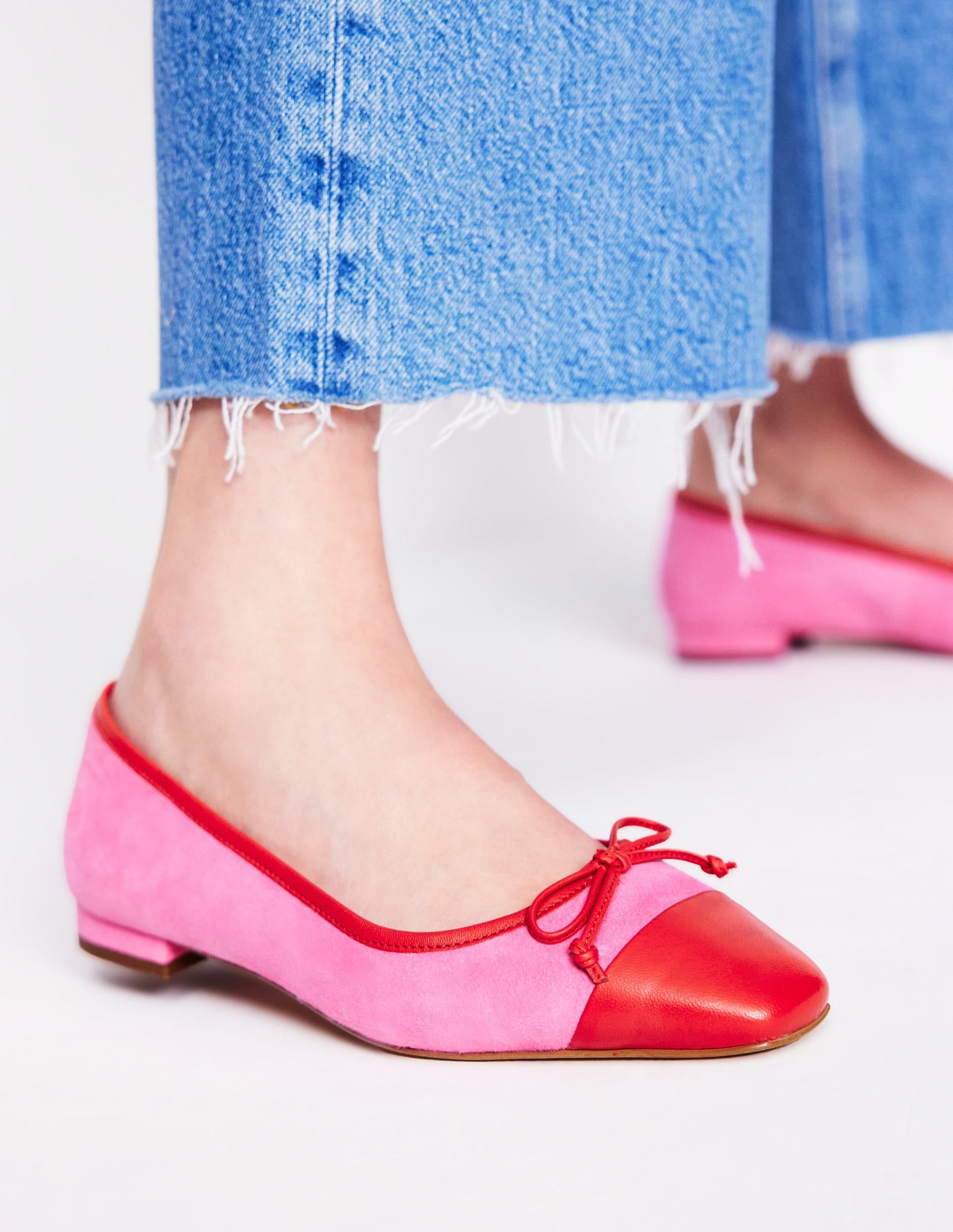 Toe Cap Ballet Flat-Festival Pink-2