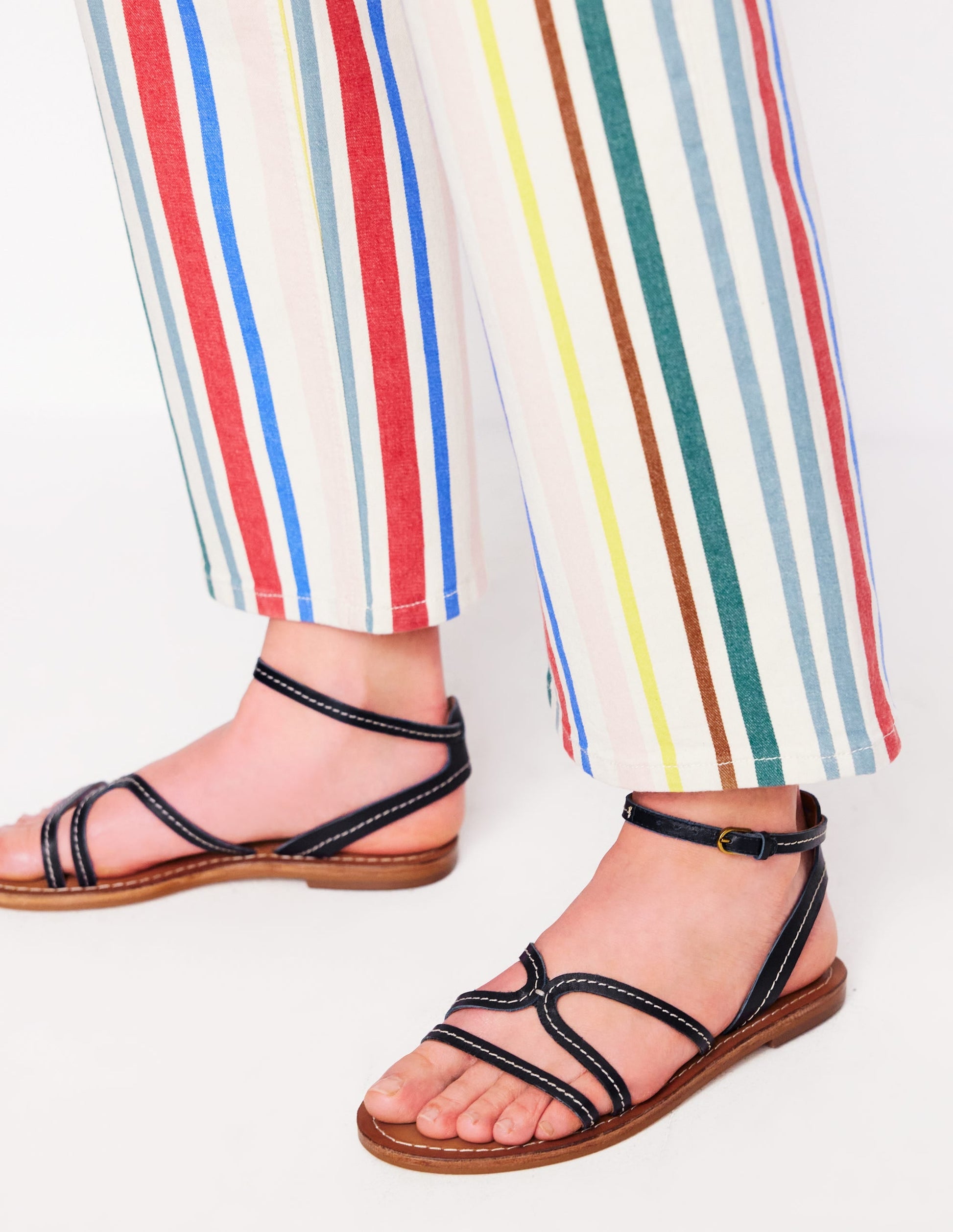 Casual Flat Sandal-Navy-1