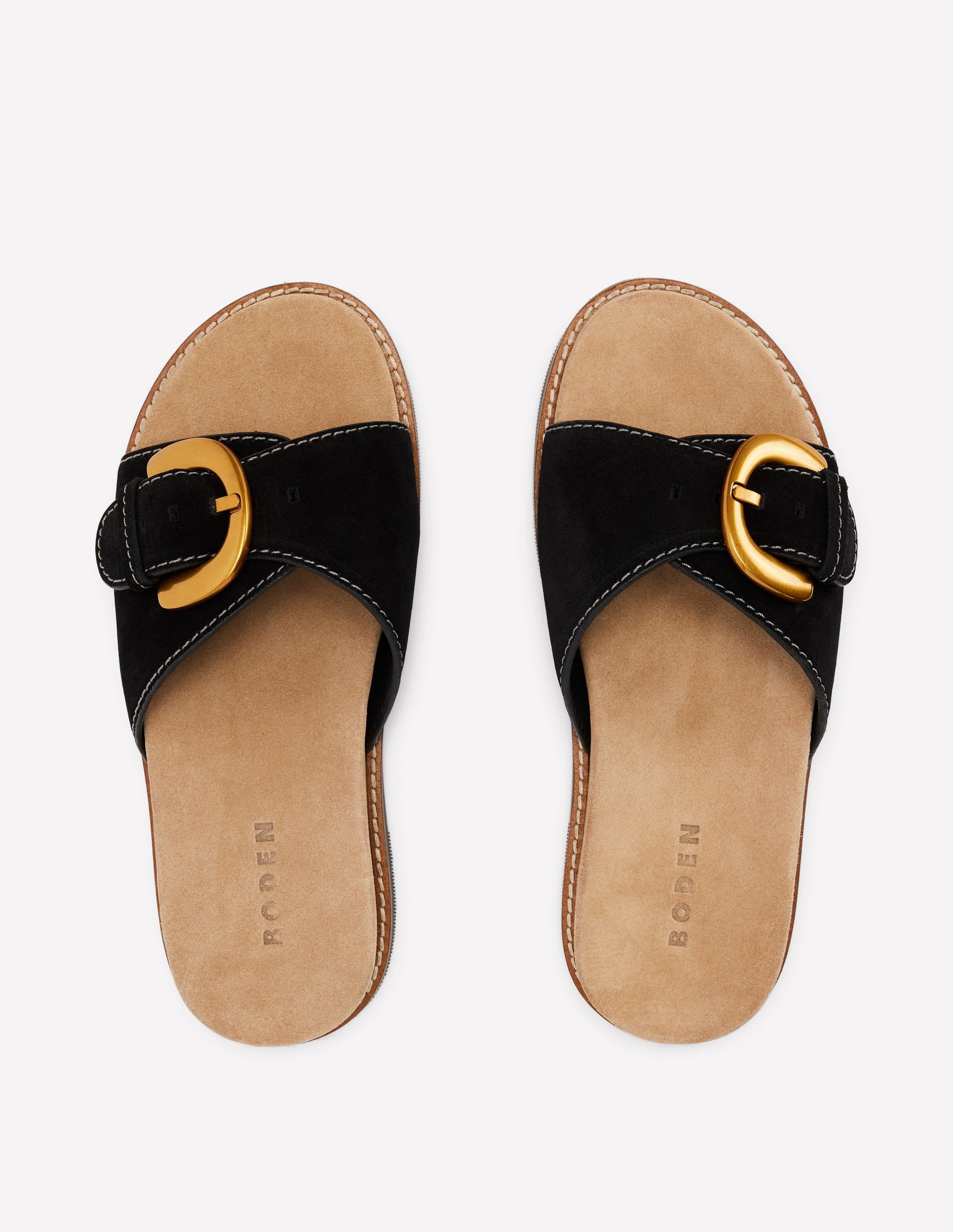 Hardware Mule Sandal-Black-4
