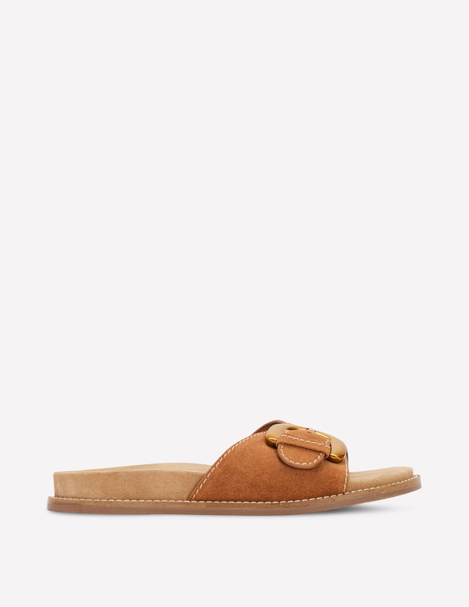 Hardware Mule Sandal-Tan-1