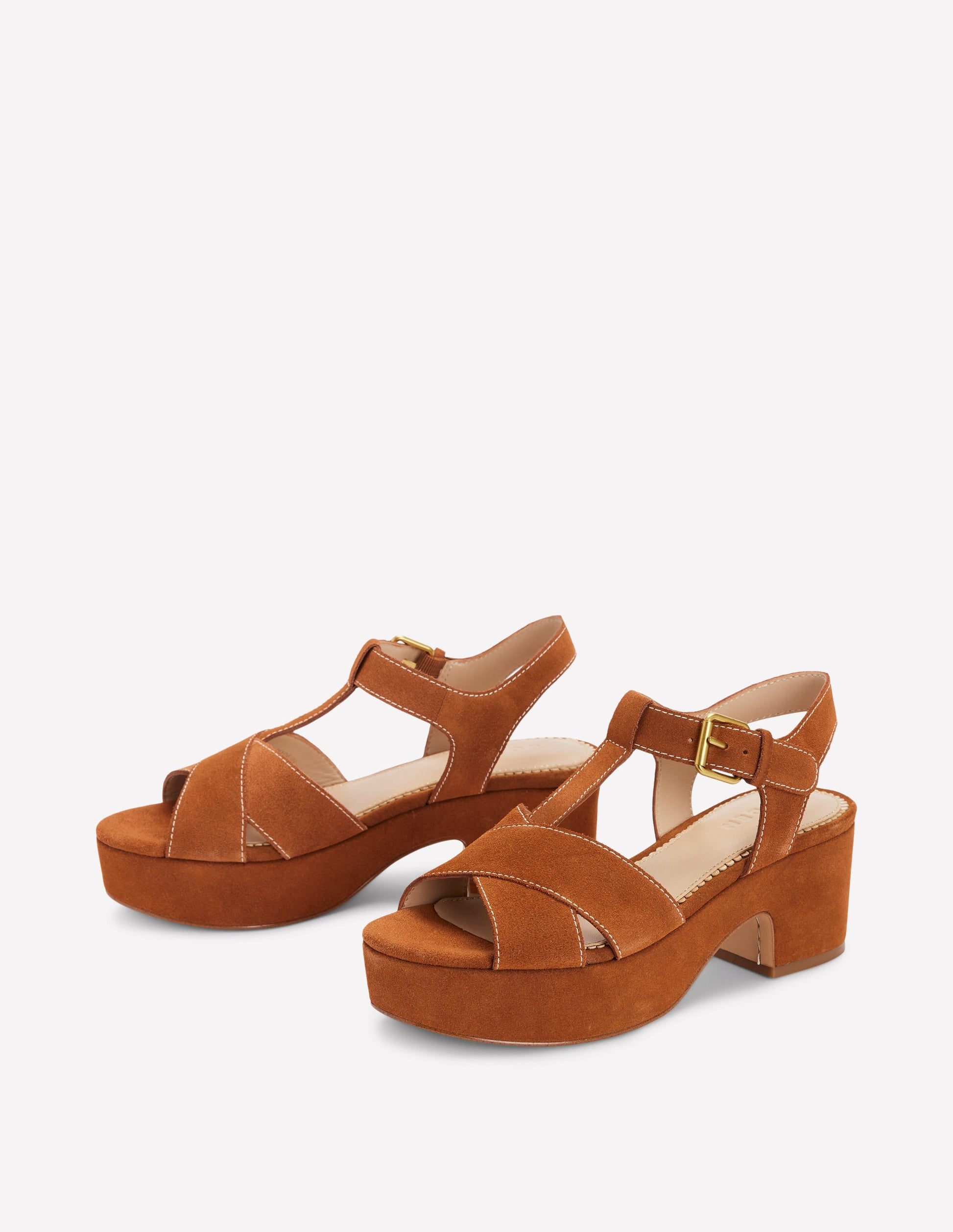 Cut Out Wedge Sandal-Tan-2