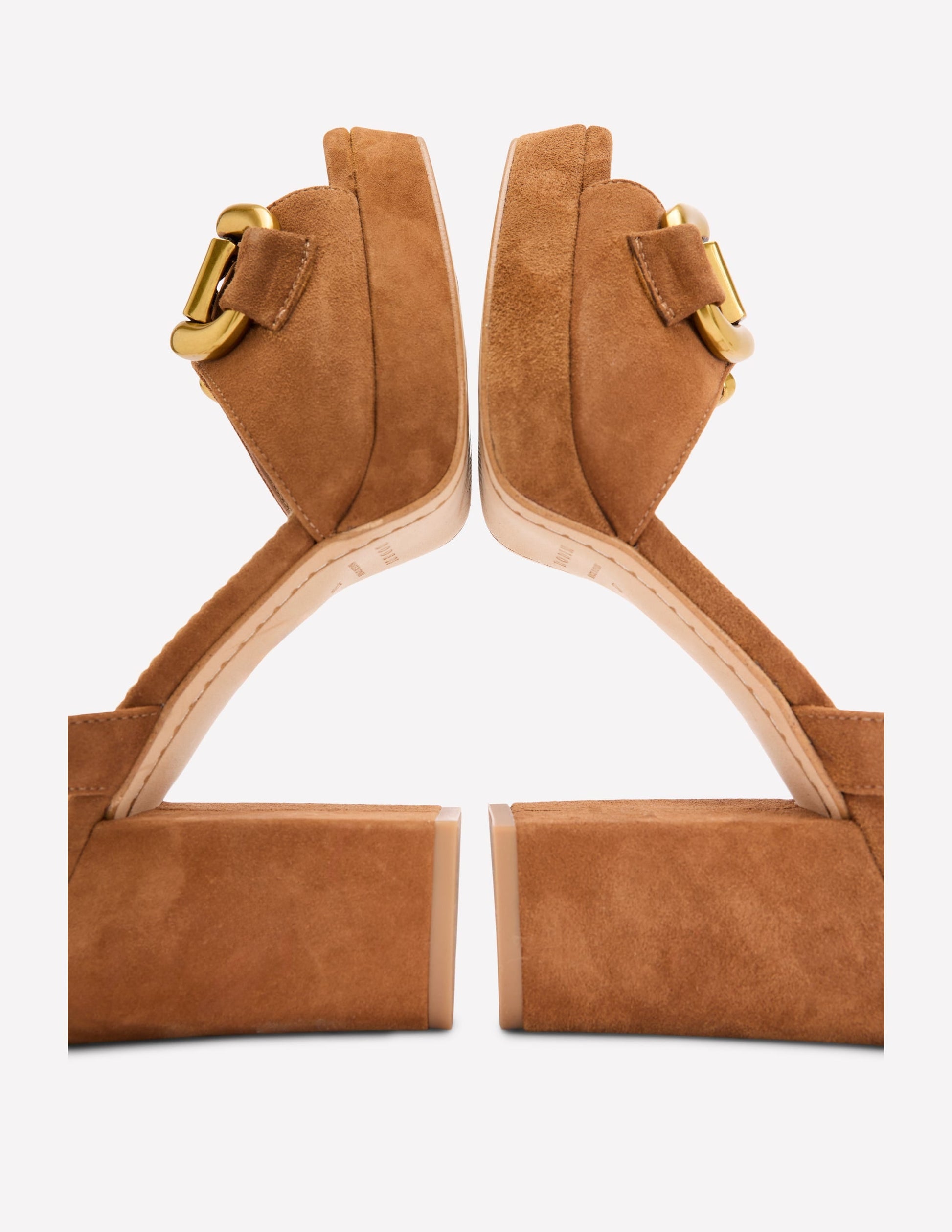 Snaffle Trim Platform Sandal-Tan-3