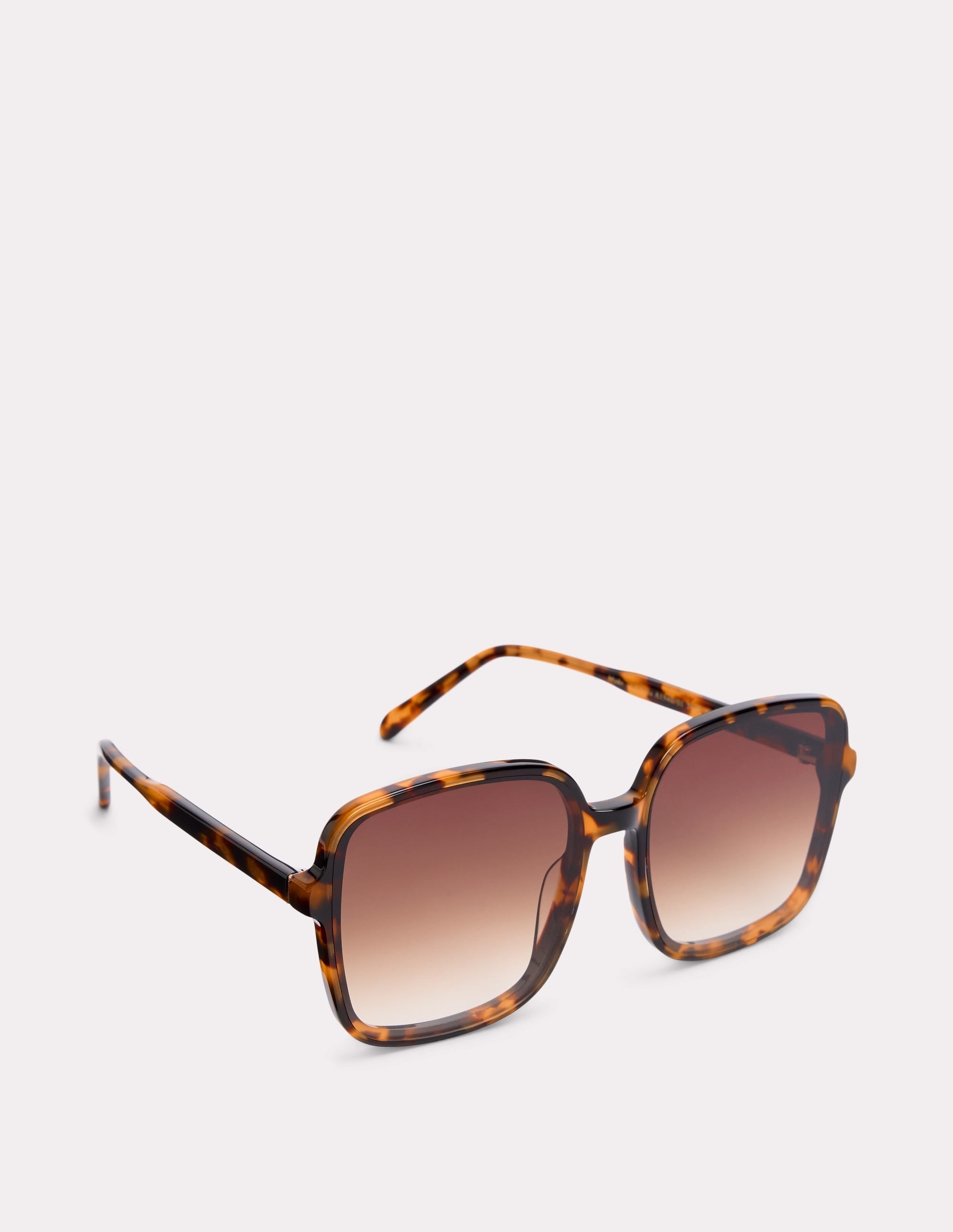 Oversized Square Sunglasses-Classic Tort - Image 3
