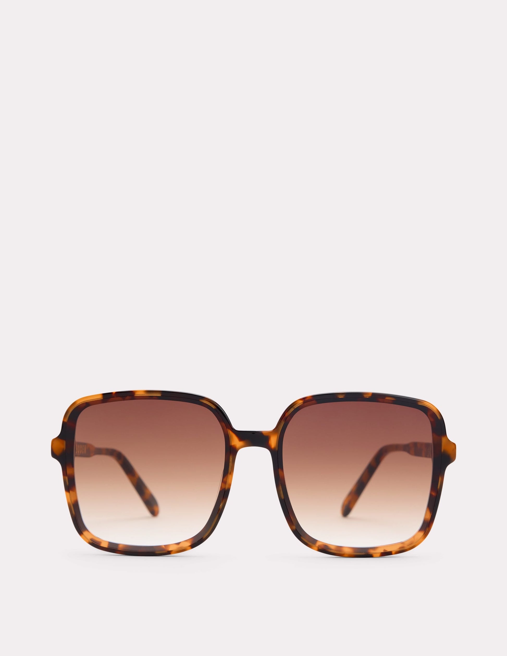 Oversized Square Sunglasses-Classic Tort-1