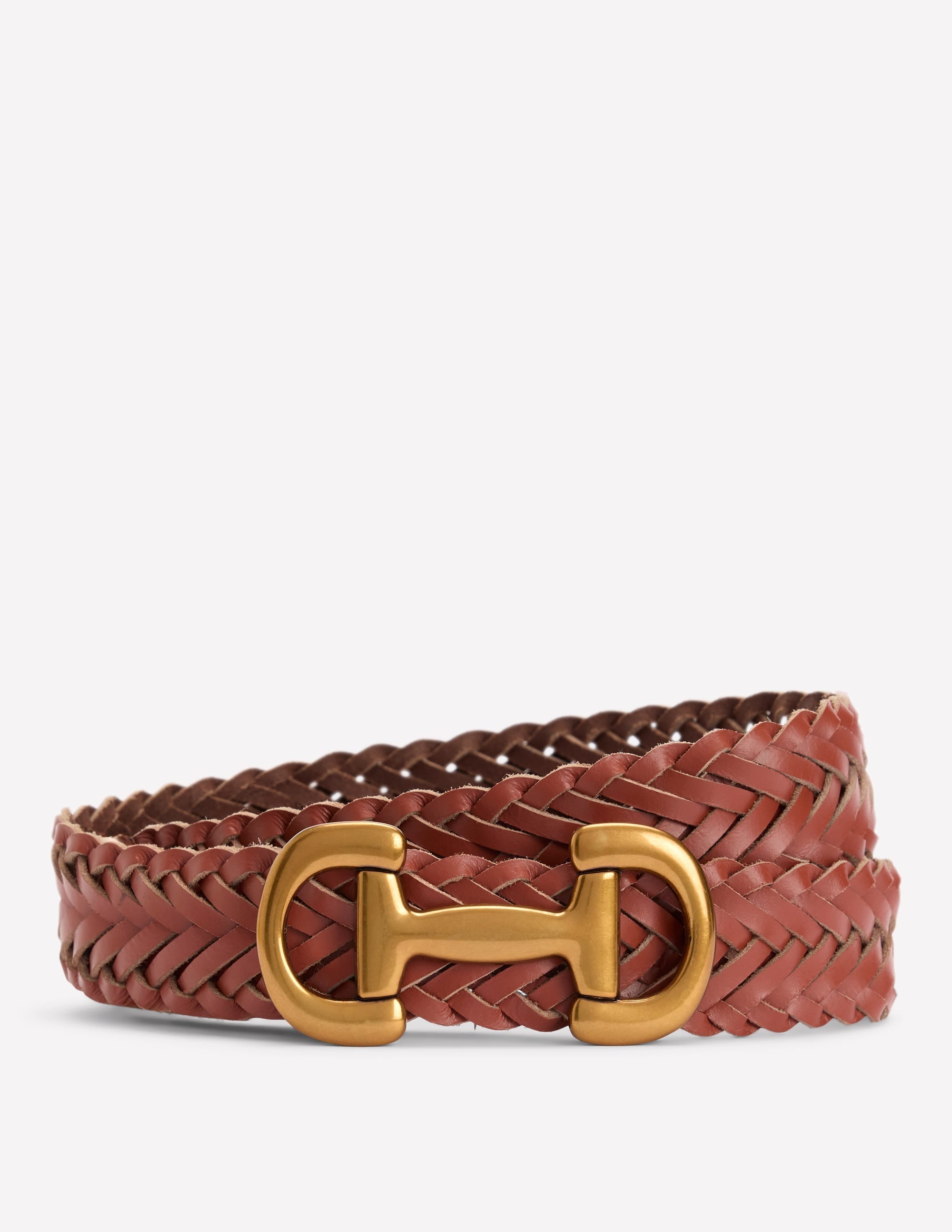 Woven Snaffle Belt-Tan - Image 2