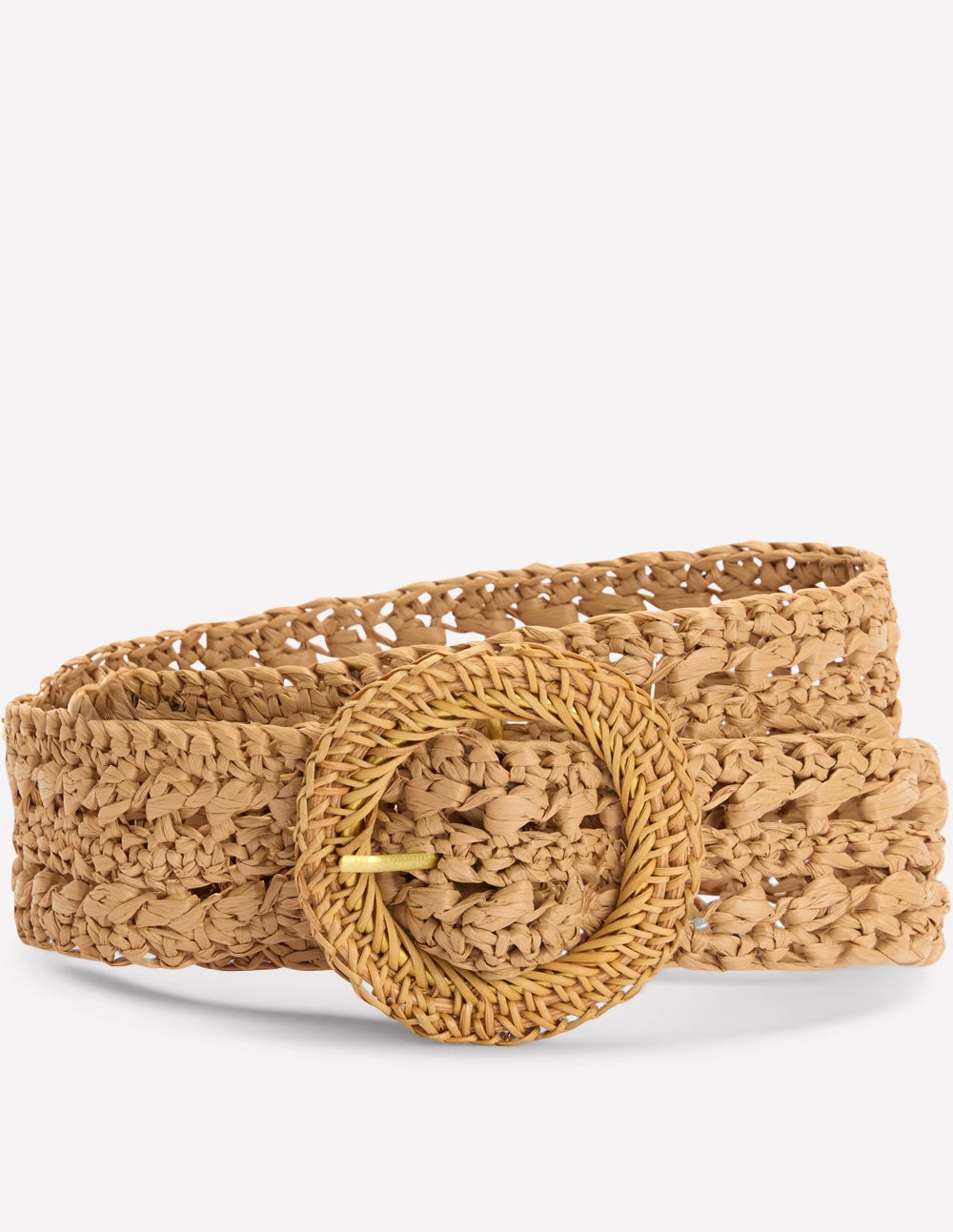 Interest Raffia Belt-Natural - Image 2