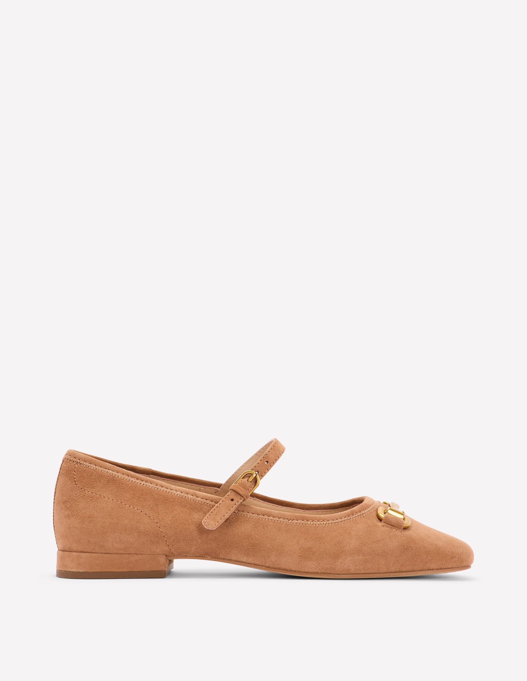 Iris Snaffle Mary Jane Flat-Ginger Snap - Image 1