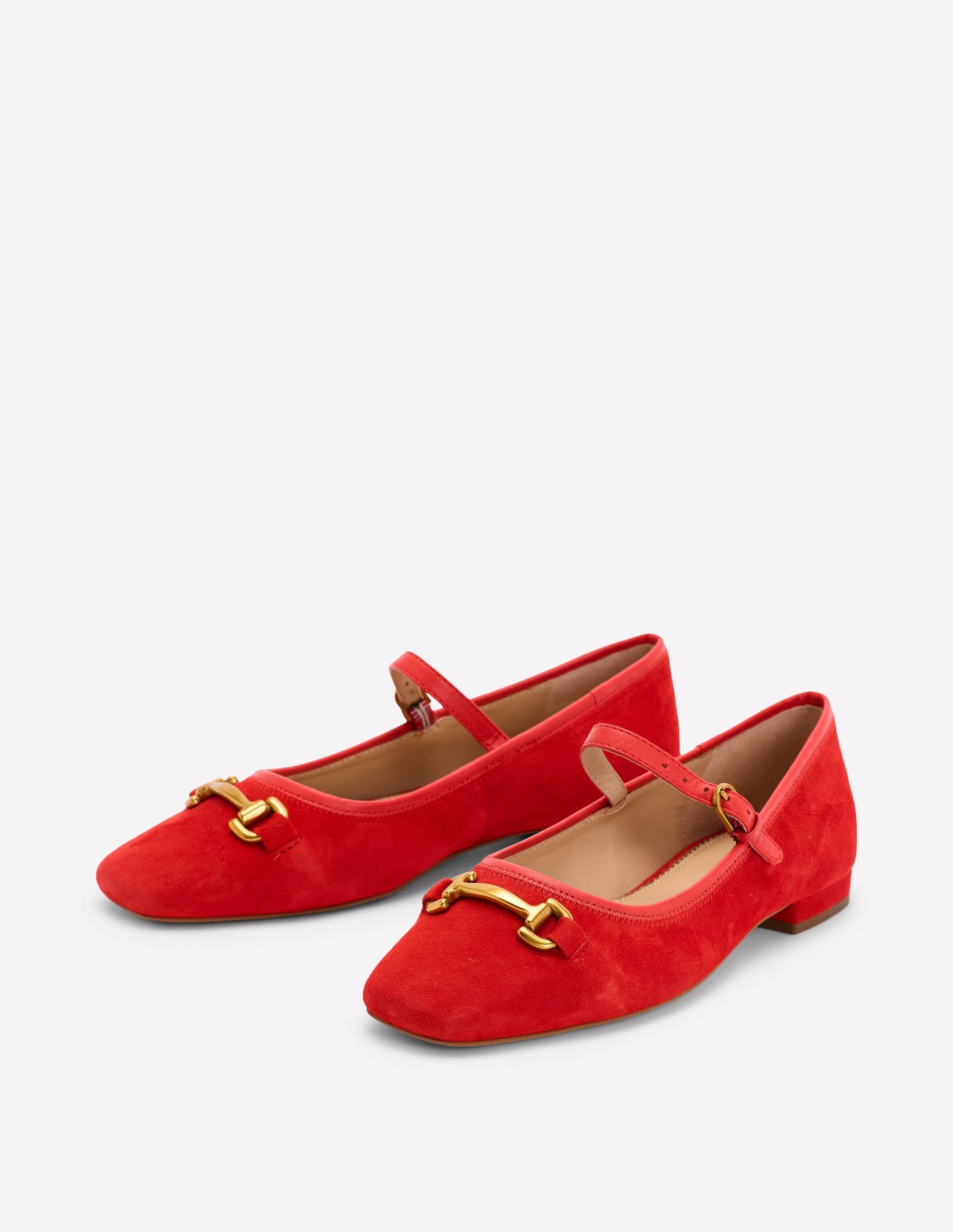Iris Snaffle Mary Jane Flat-Red - Image 3