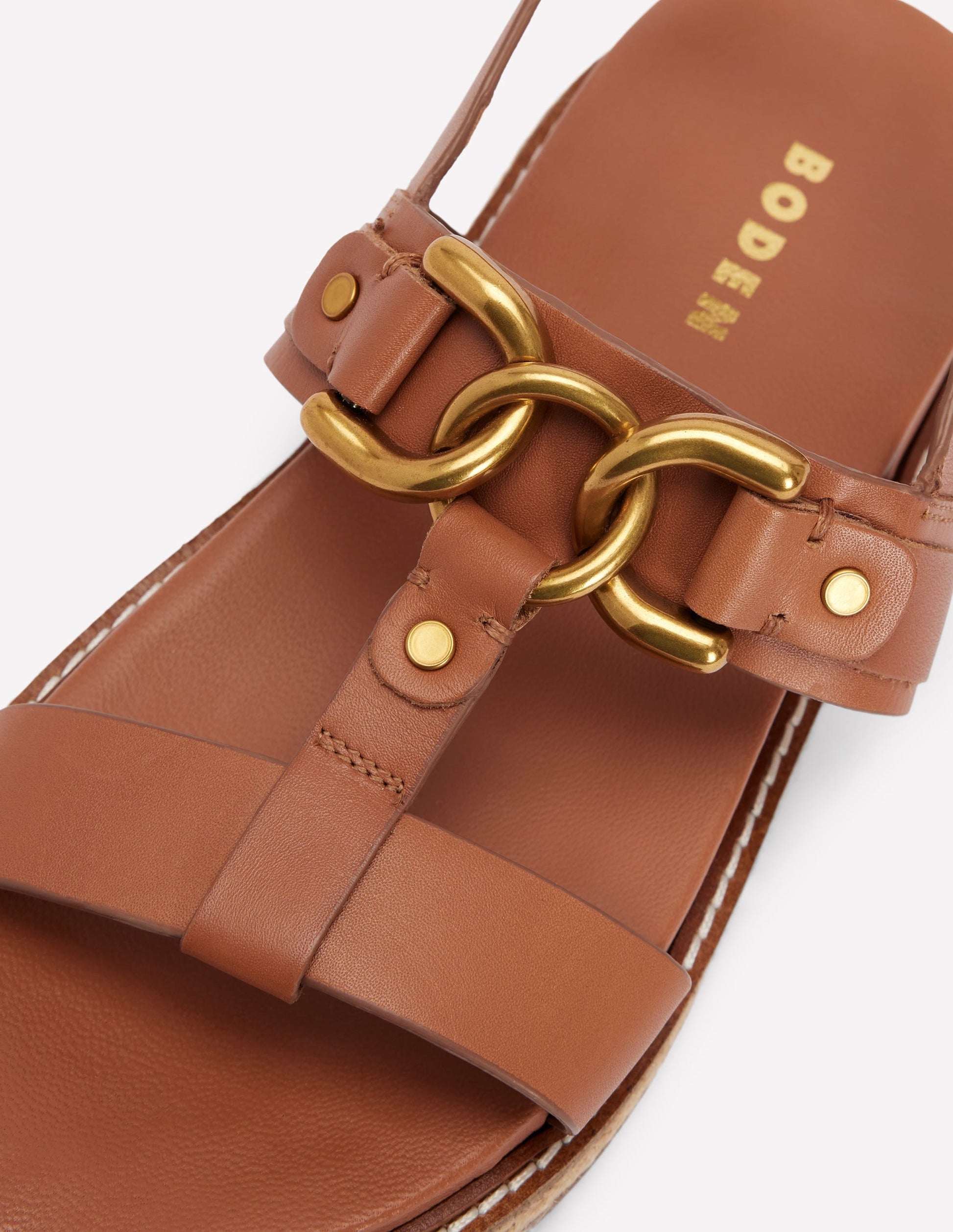 Hardware Detail Footbed Sandal-Tan-4