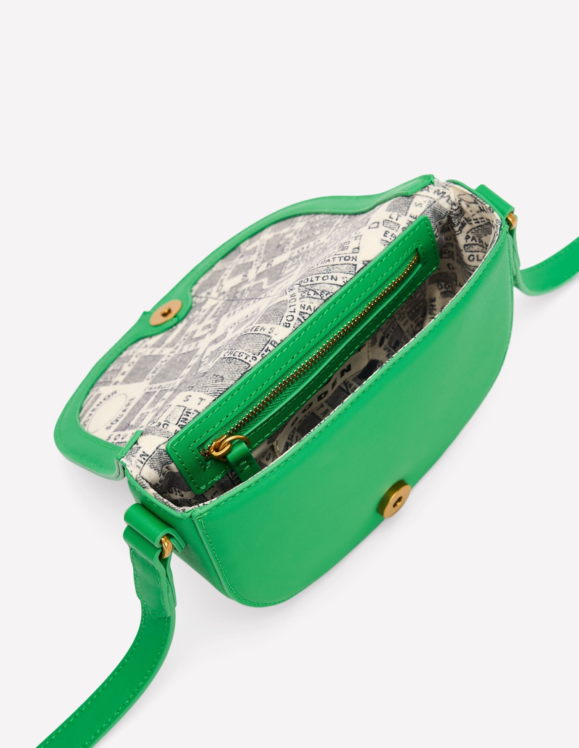 Iris Snaffle Mini Satchel-Green - Image 5
