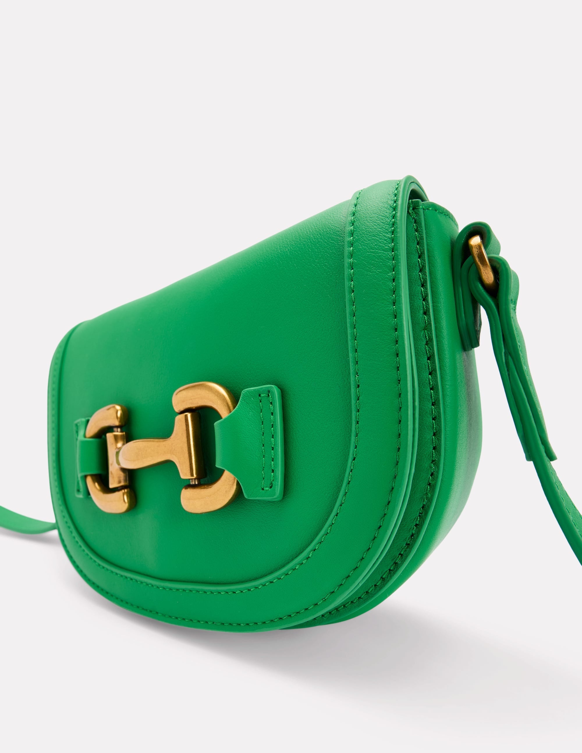 Iris Snaffle Mini Satchel-Green - Image 6