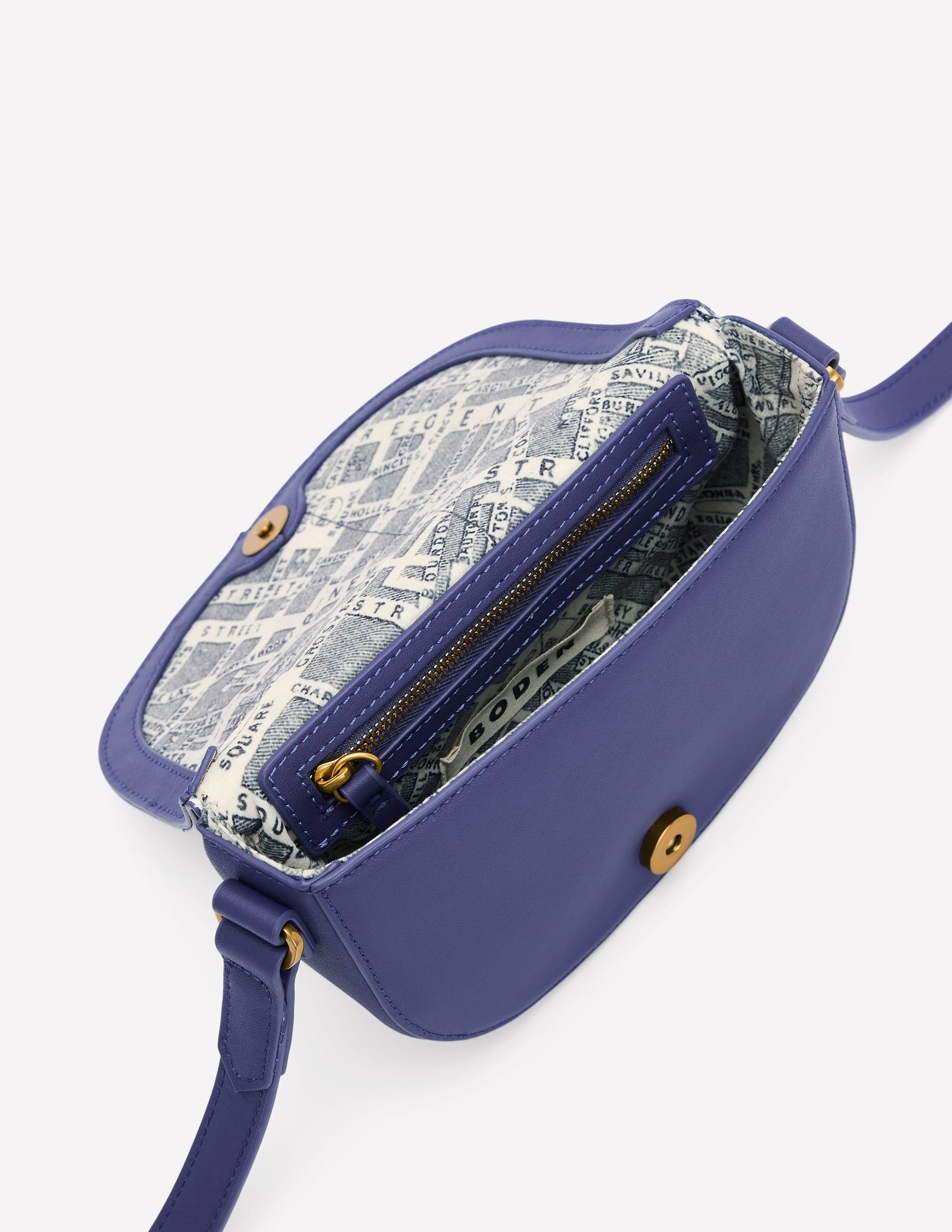 Iris Snaffle Mini Satchel-Navy-4