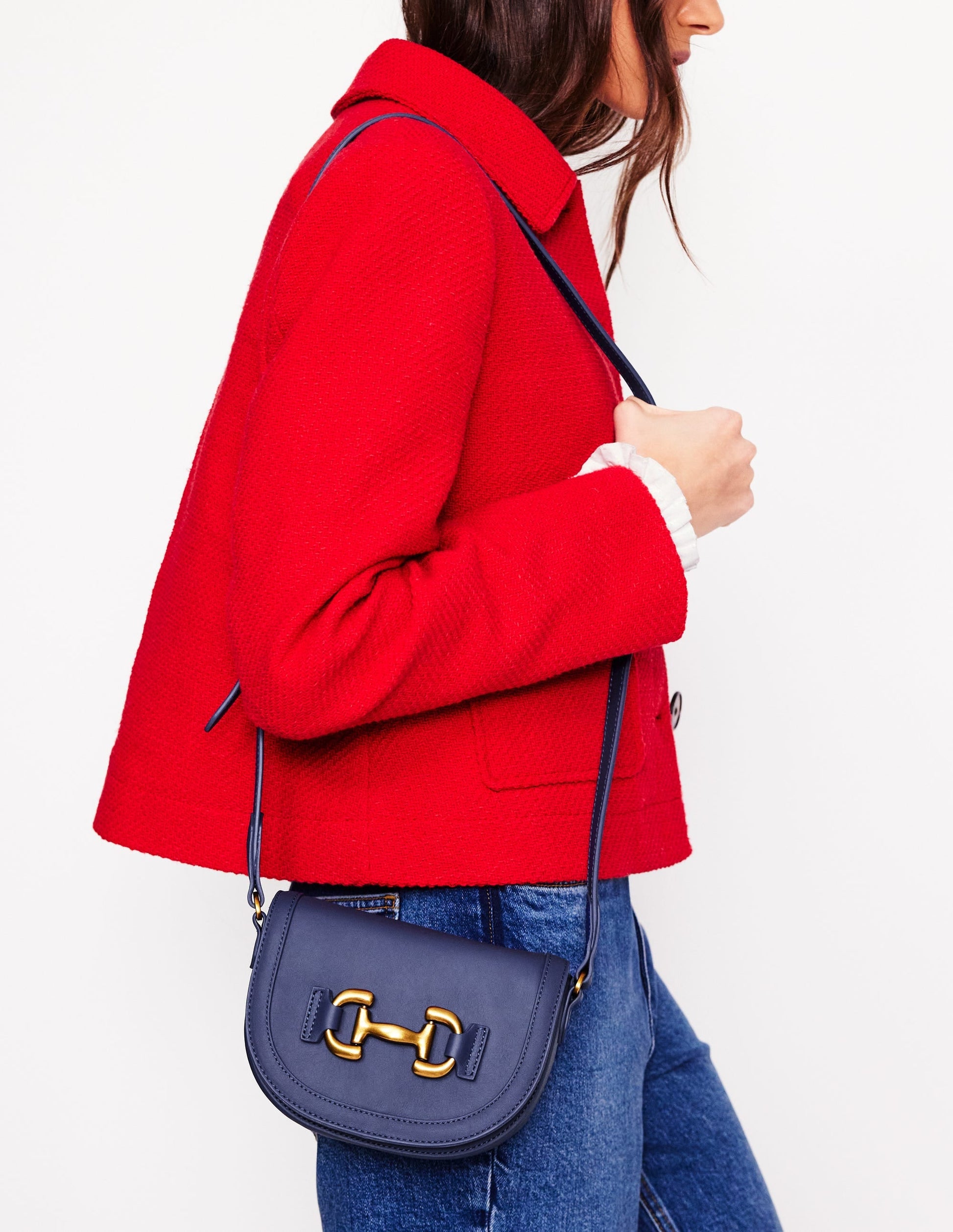 Iris Snaffle Mini Satchel-Navy-2