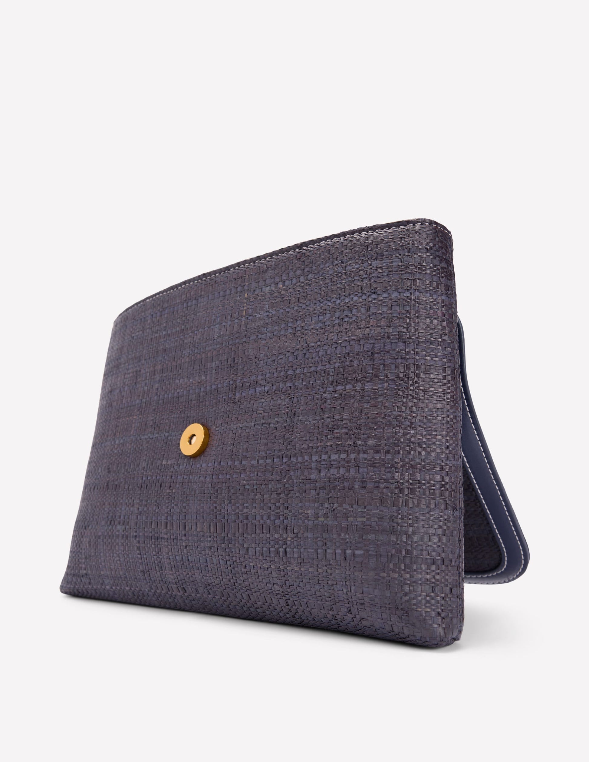 Snaffle Clutch Bag-Navy-5