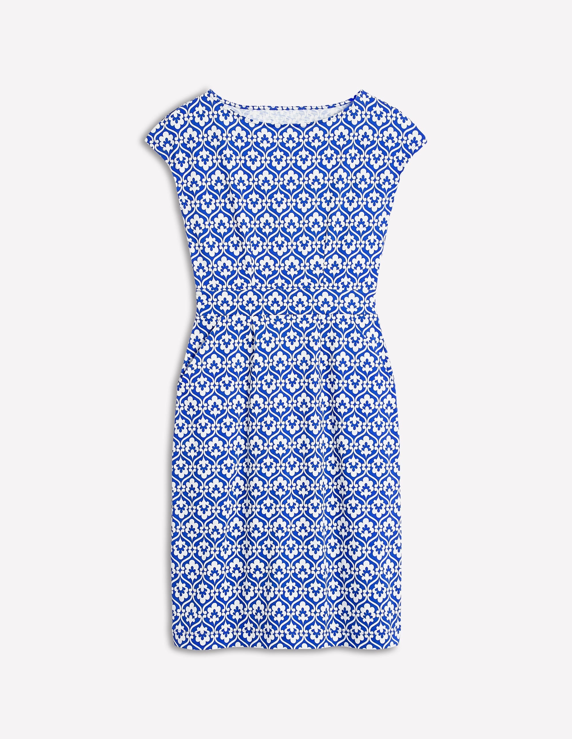 Florrie Jersey Dress-Gallery Blue, Ivy Trellis - Image 7