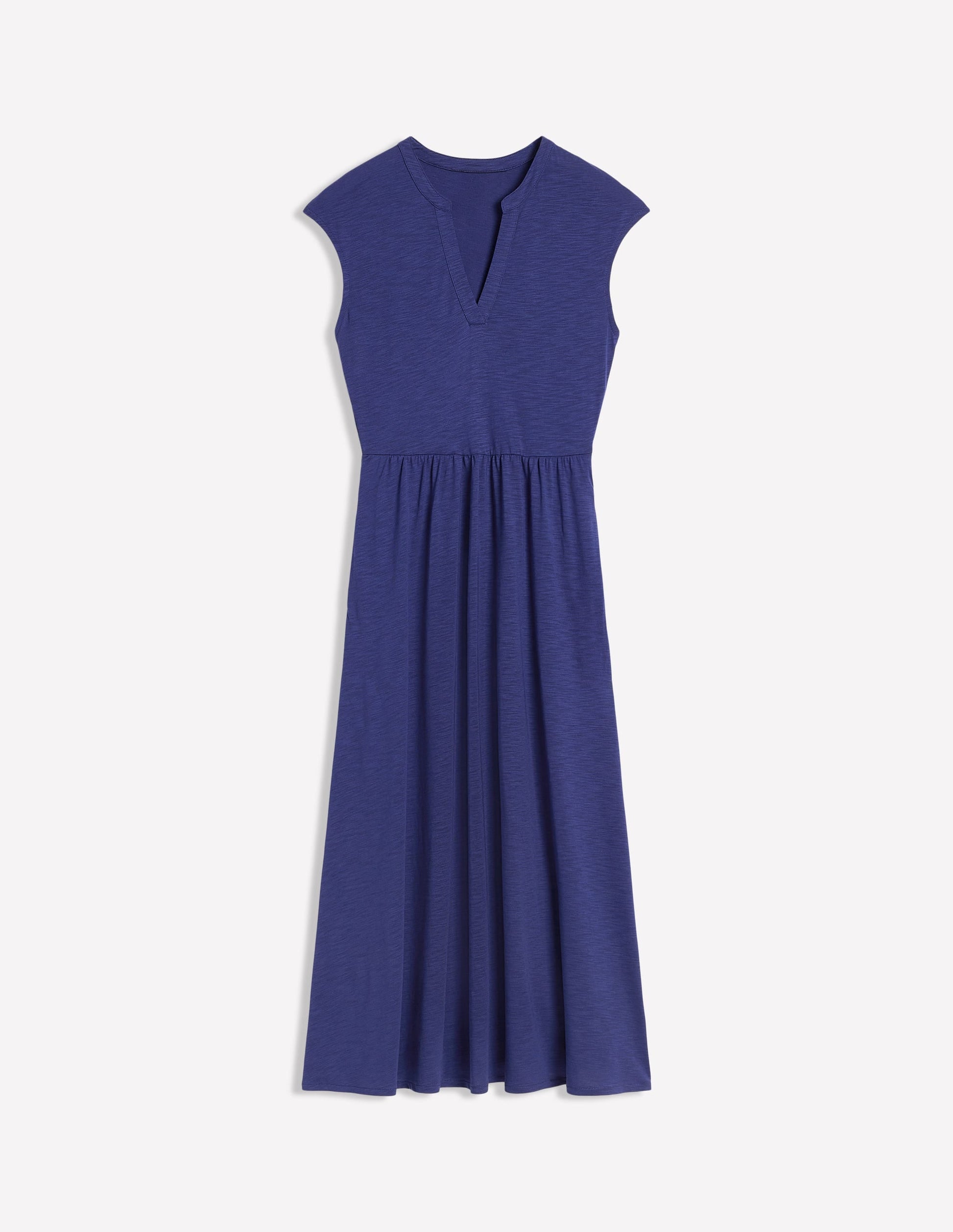 Chloe Jersey Midi Dress-Starboard Blue-7