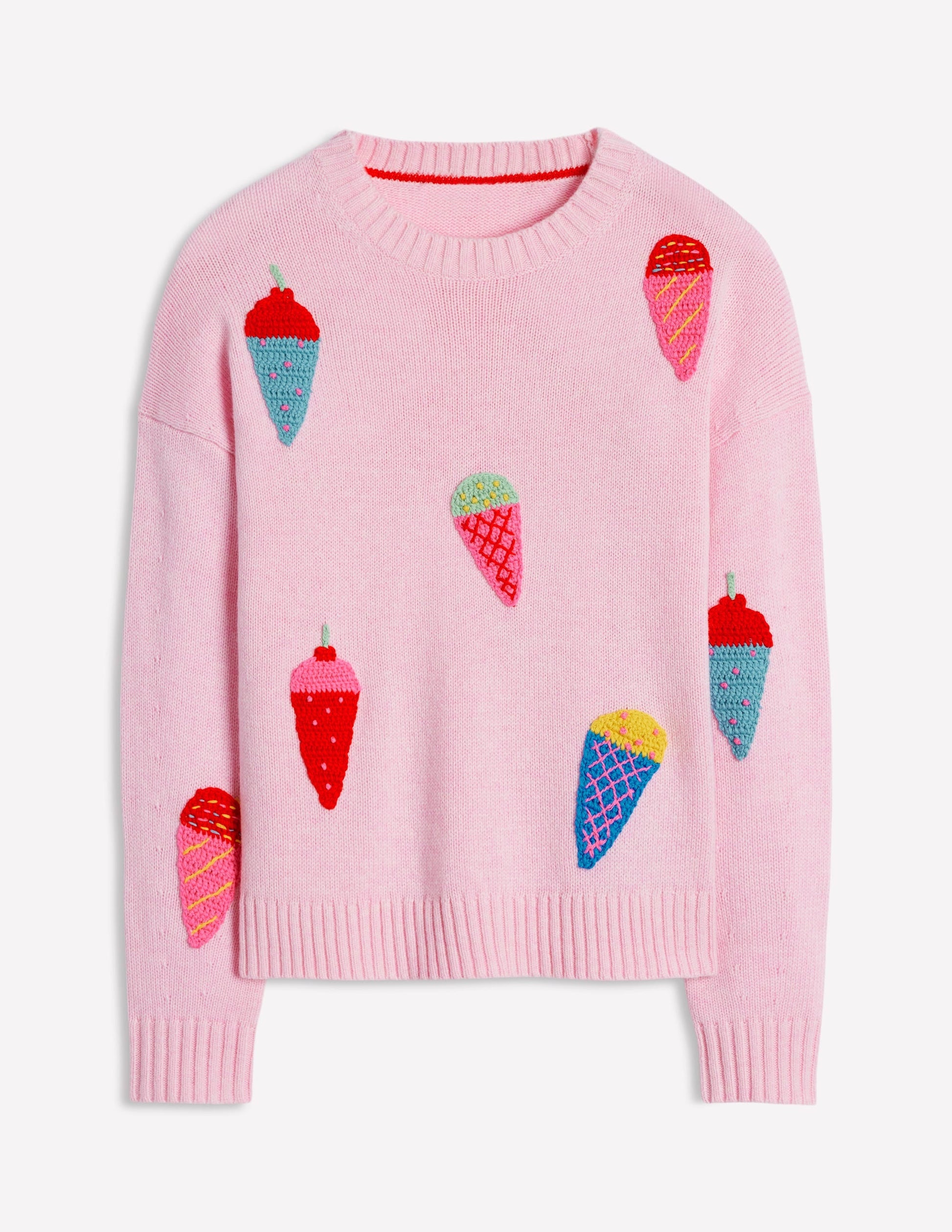 Natalie Embroidered Jumper-Soft Pink-7