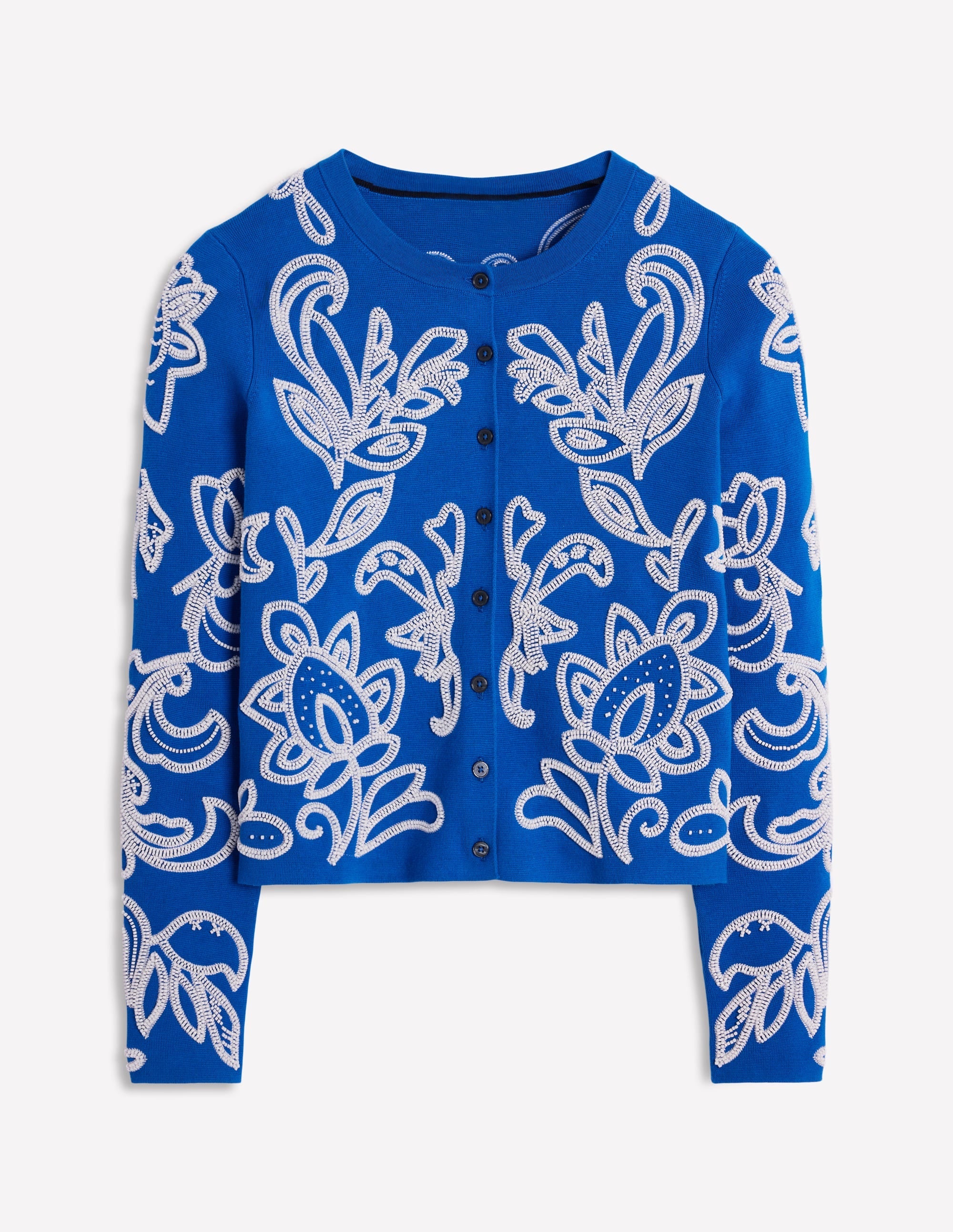 Embellished  Cardigan-Gallery Blue - Image 8