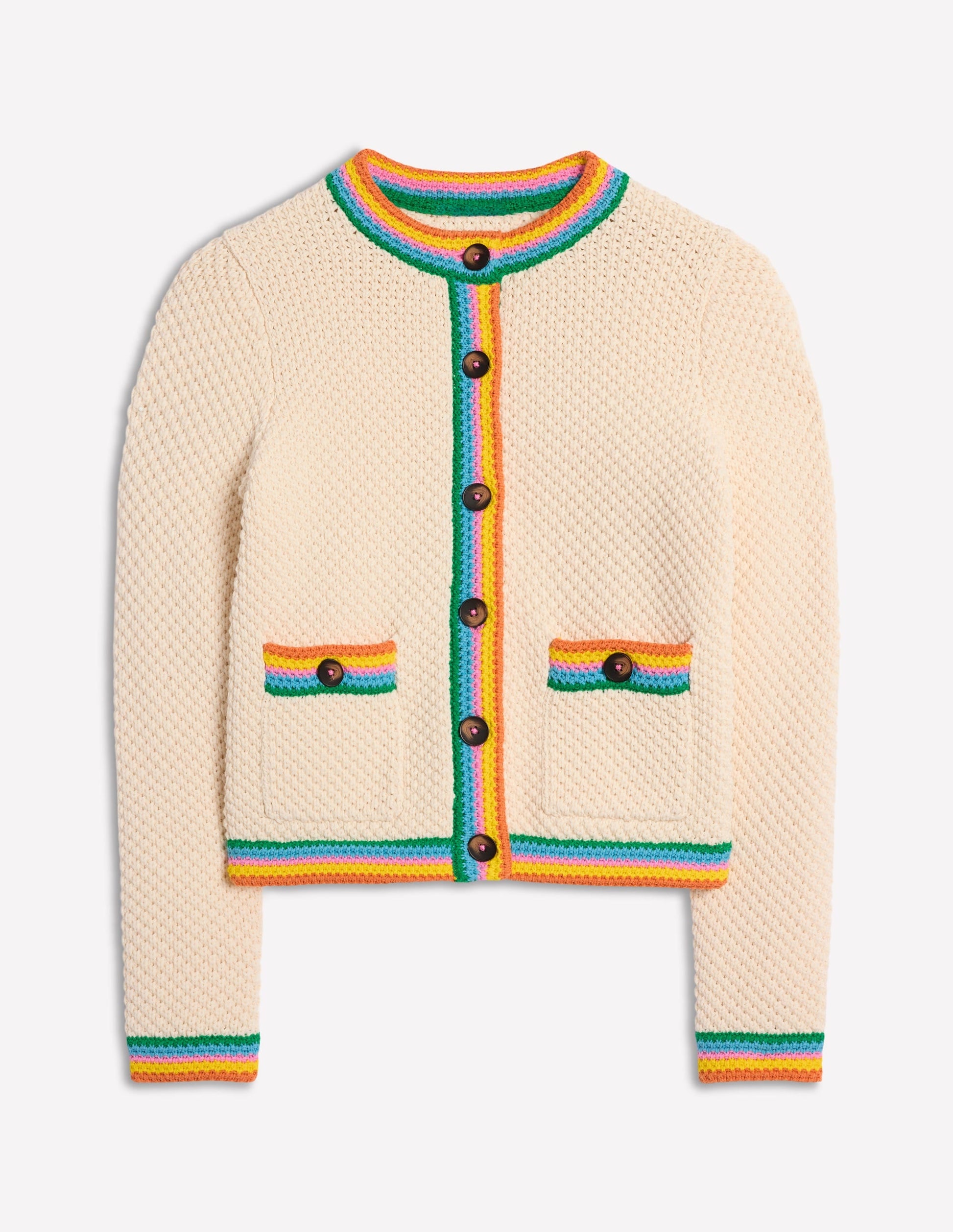 Libby Knitted Jacket-Warm Ivory, Rainbow-10