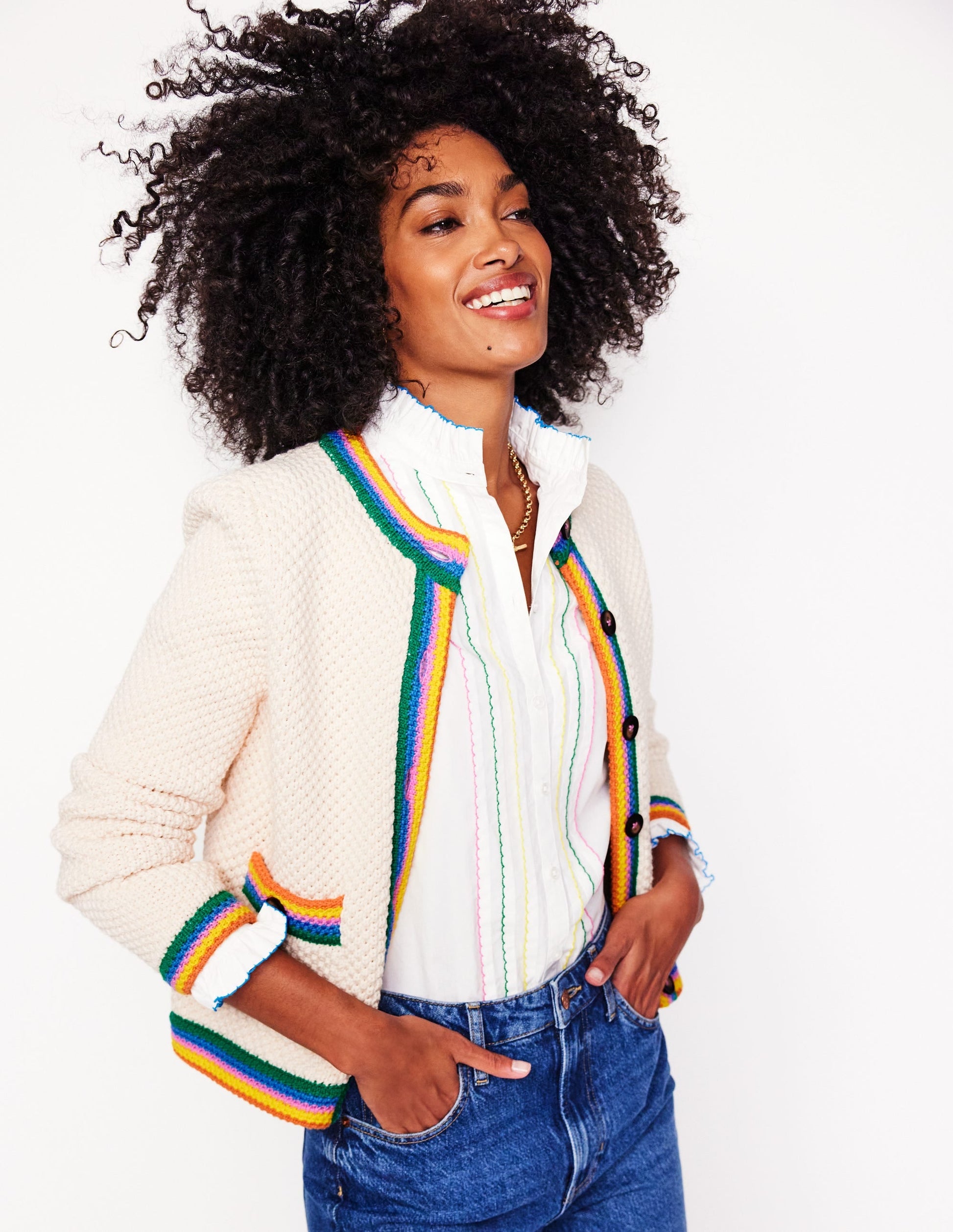 Libby Knitted Jacket-Warm Ivory, Rainbow-2