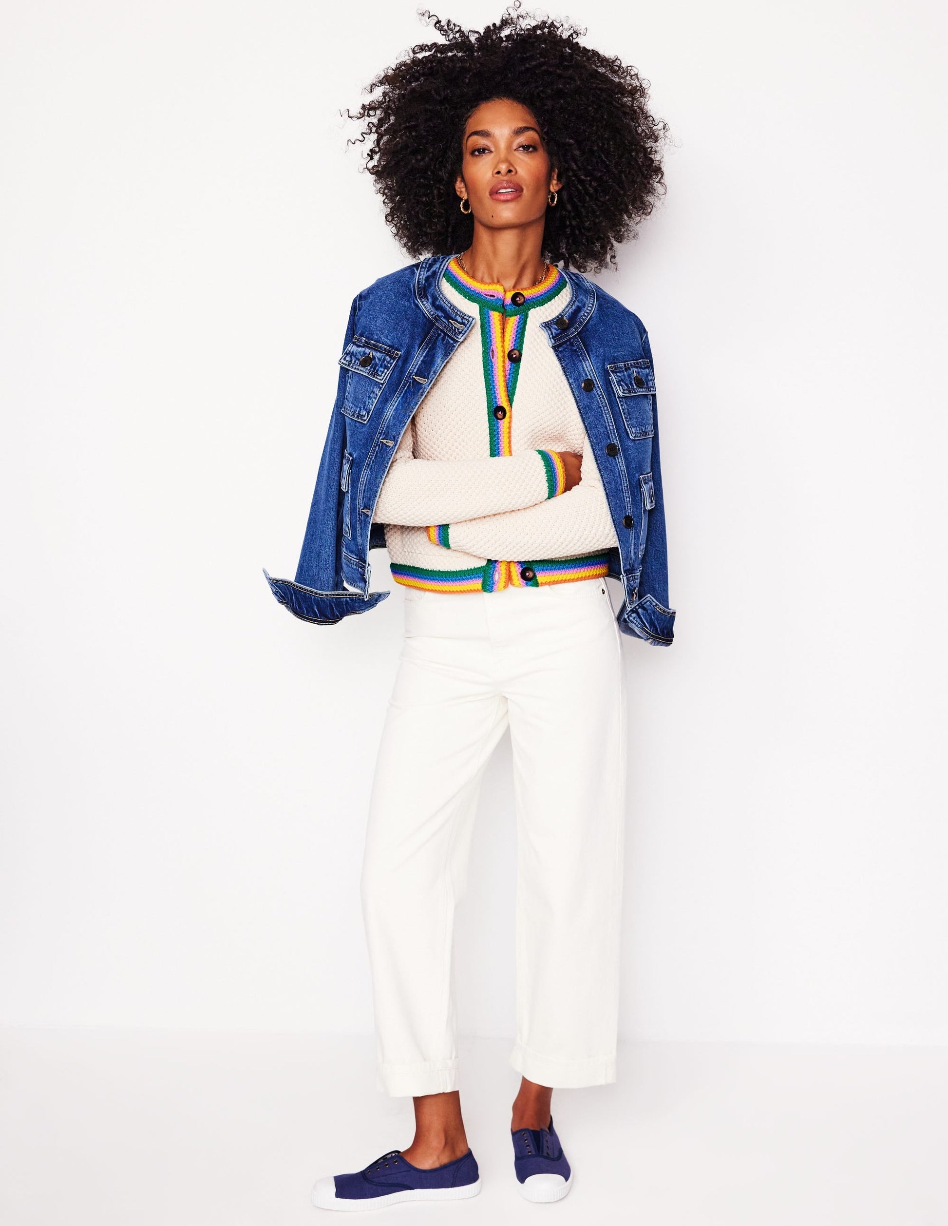 Libby Knitted Jacket-Warm Ivory, Rainbow-5