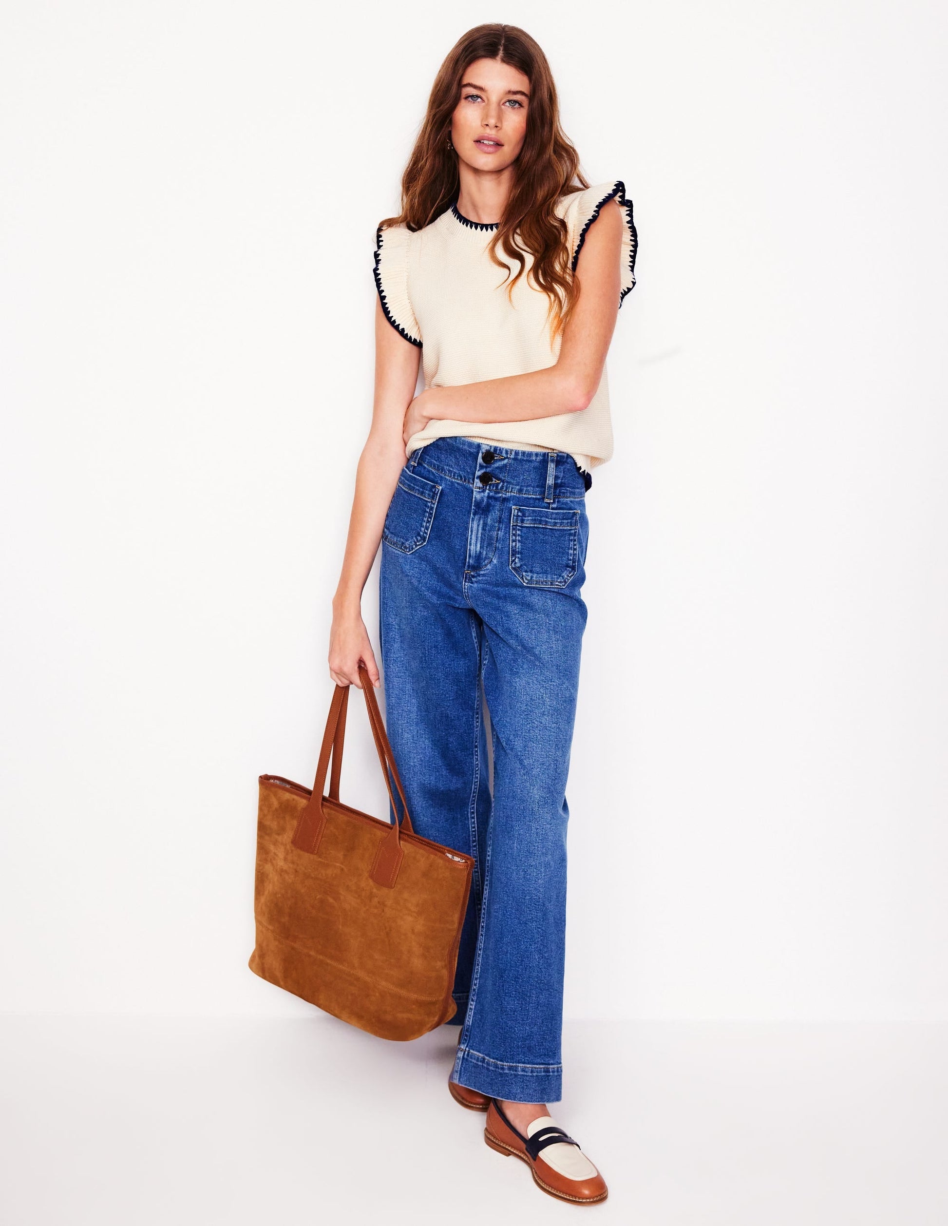 Lena Stitch Detail Tank-Warm Ivory-5