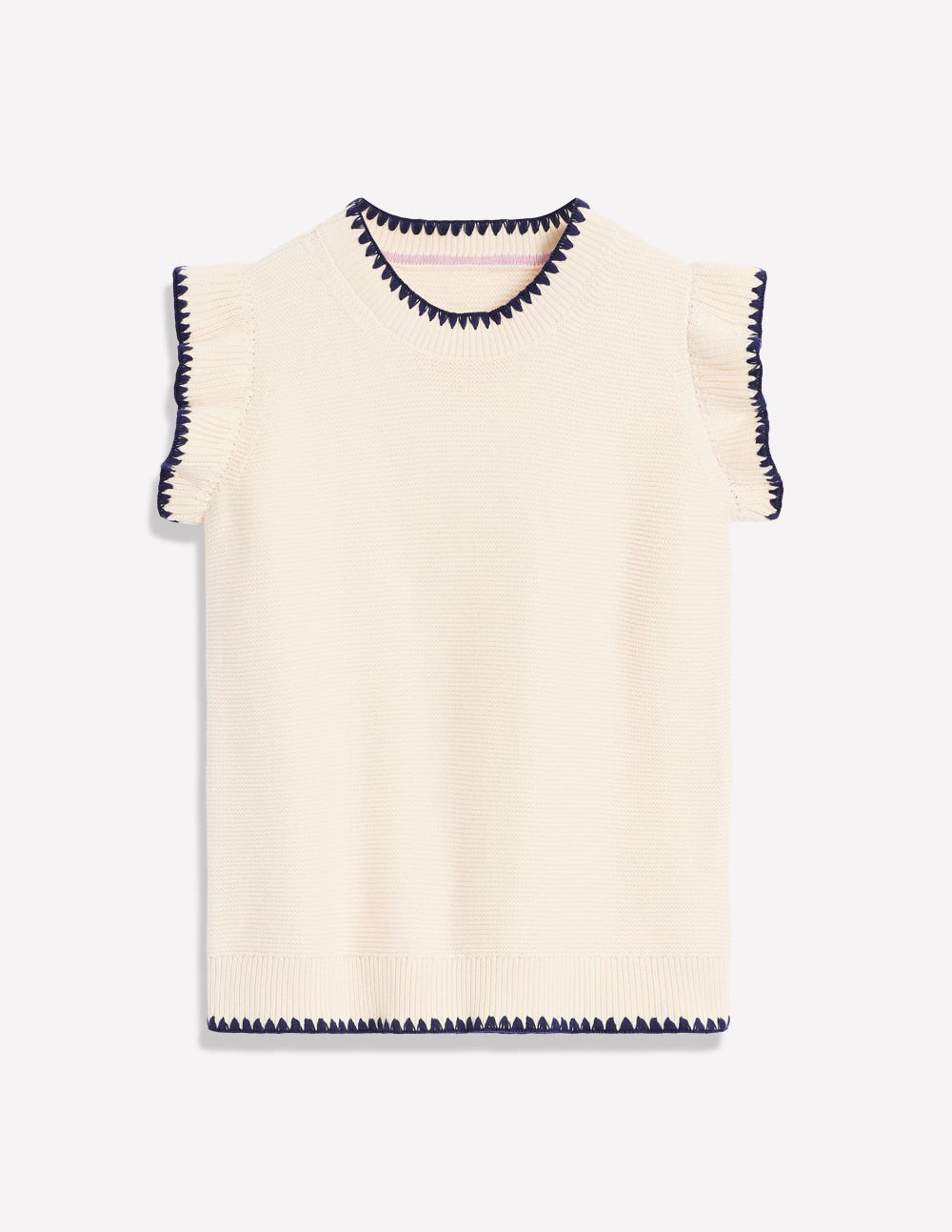 Lena Stitch Detail Tank-Warm Ivory-8