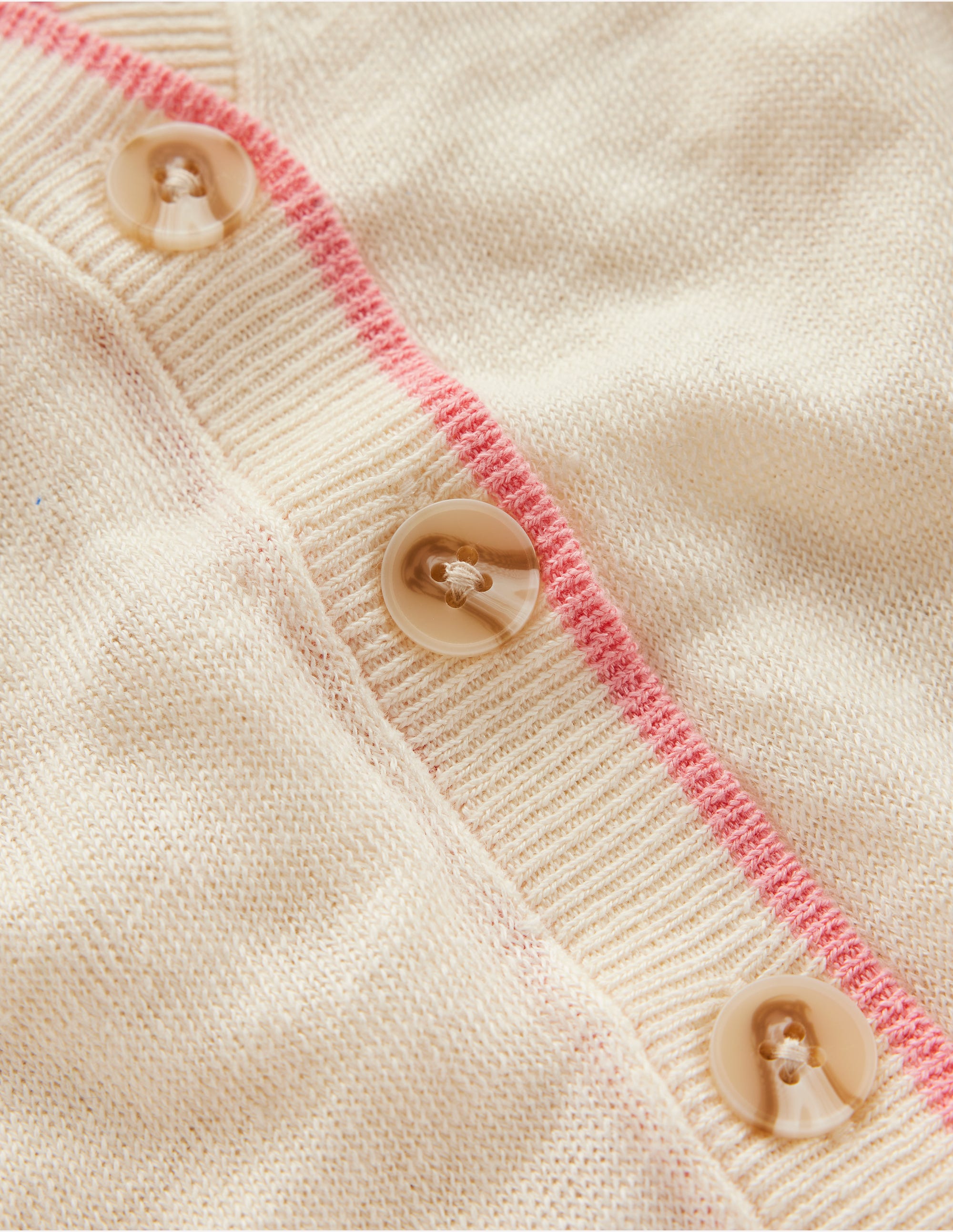 Liv V-Neck Linen Cardigan-Warm Ivory - Image 6