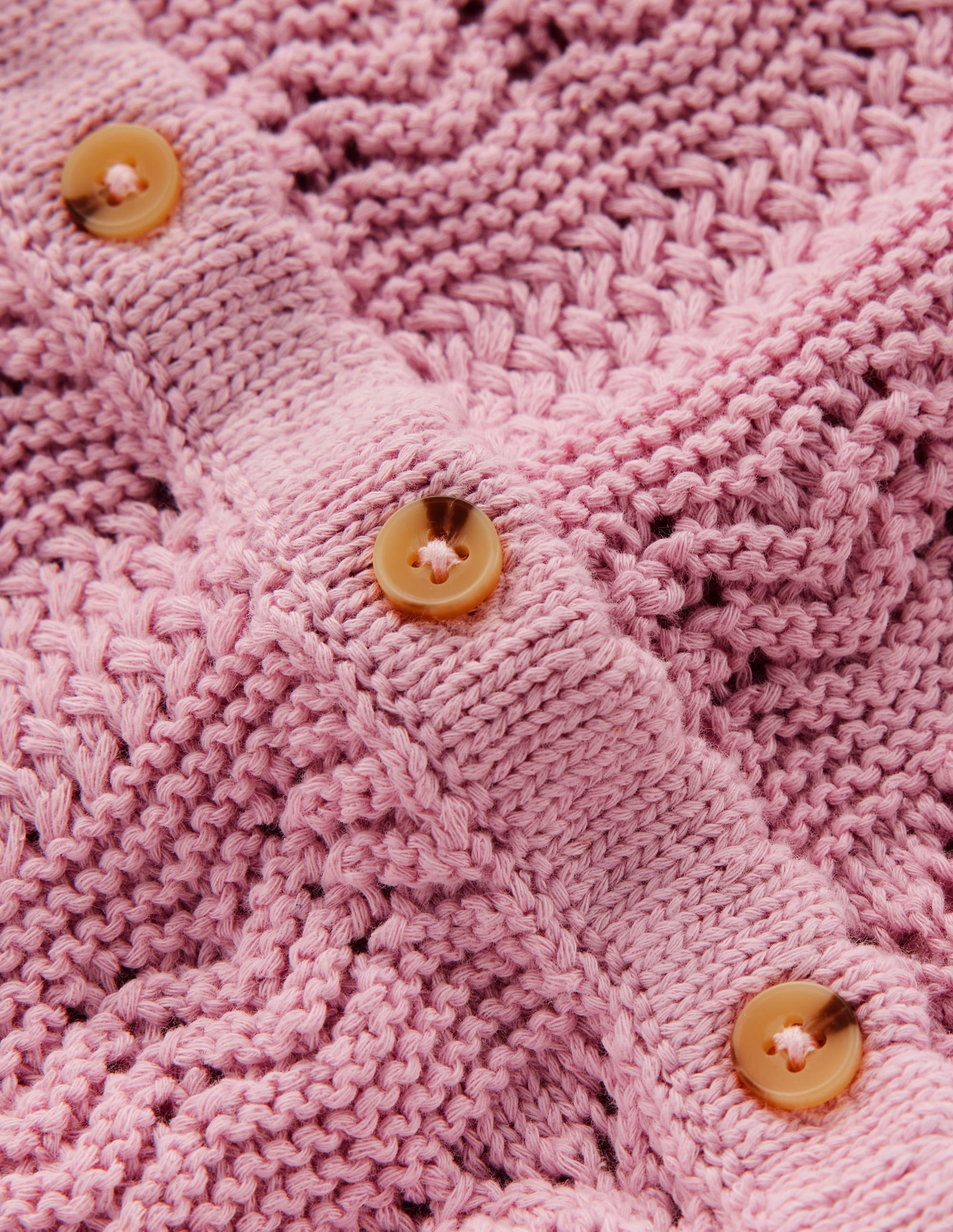Elodie Stitch Crew Cardigan-Soft Pink - Image 9