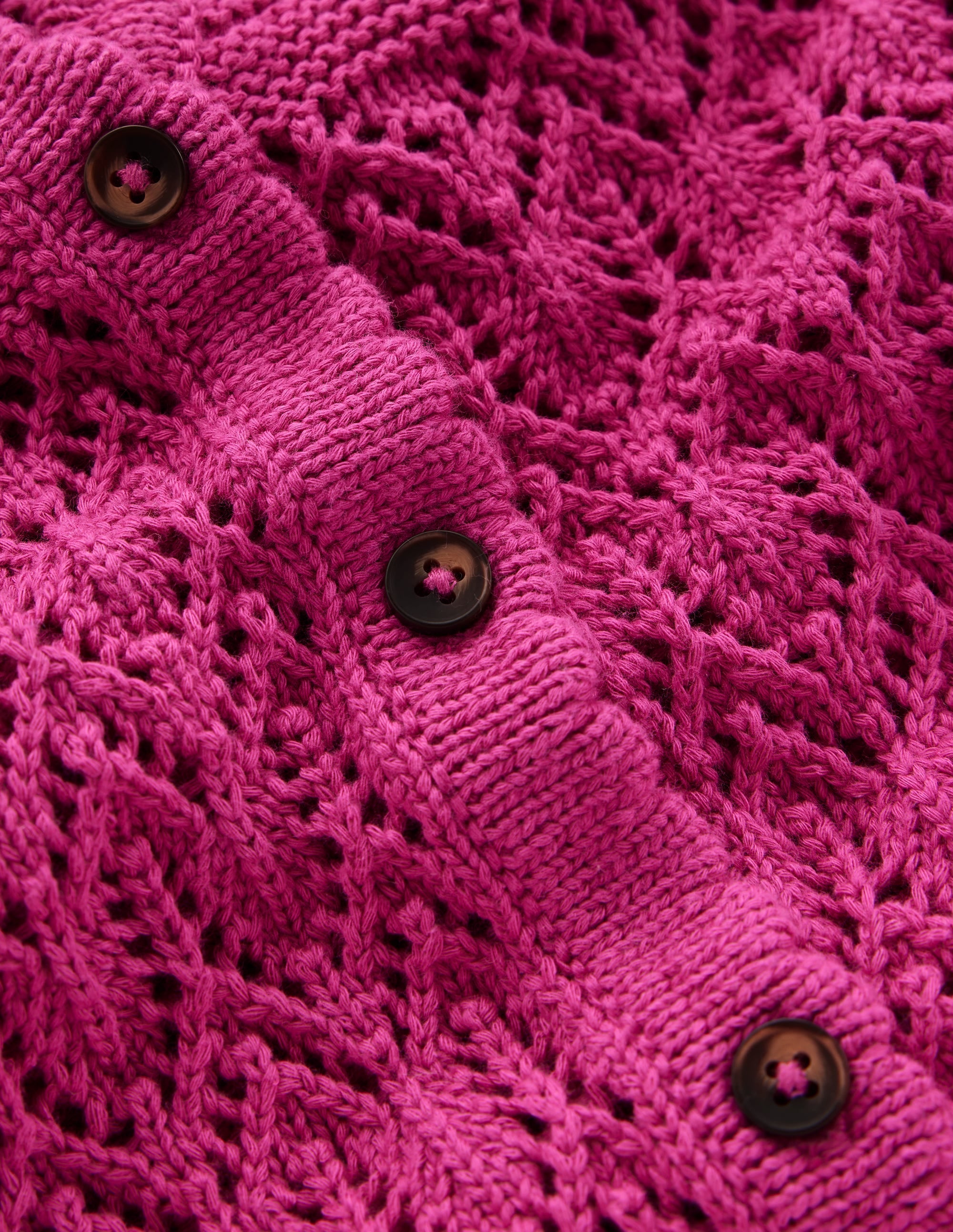 Elodie Stitch V-Neck Cardigan-Purple Damson - Image 6
