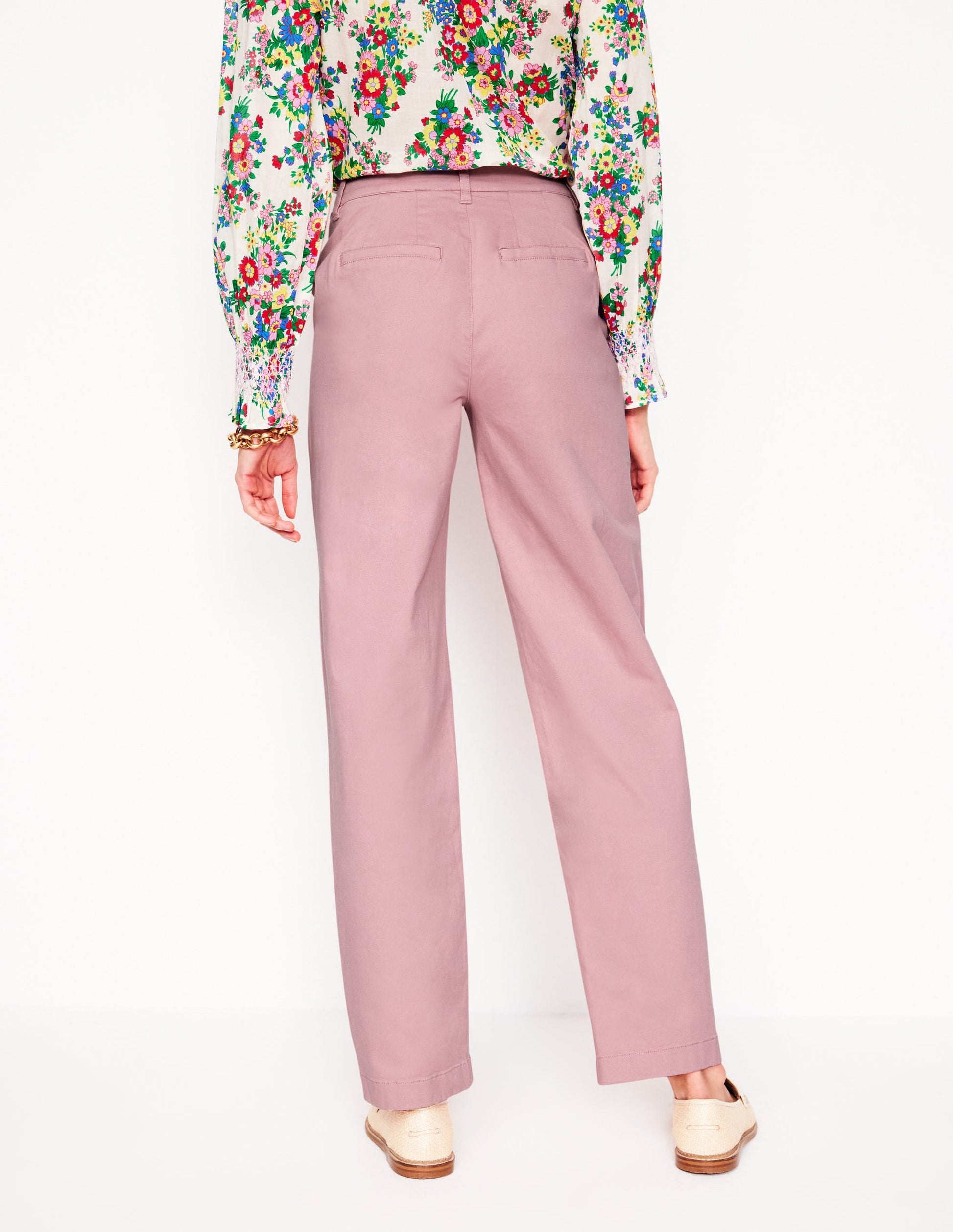 Barnsbury Chino Trousers-Almond Pink-2