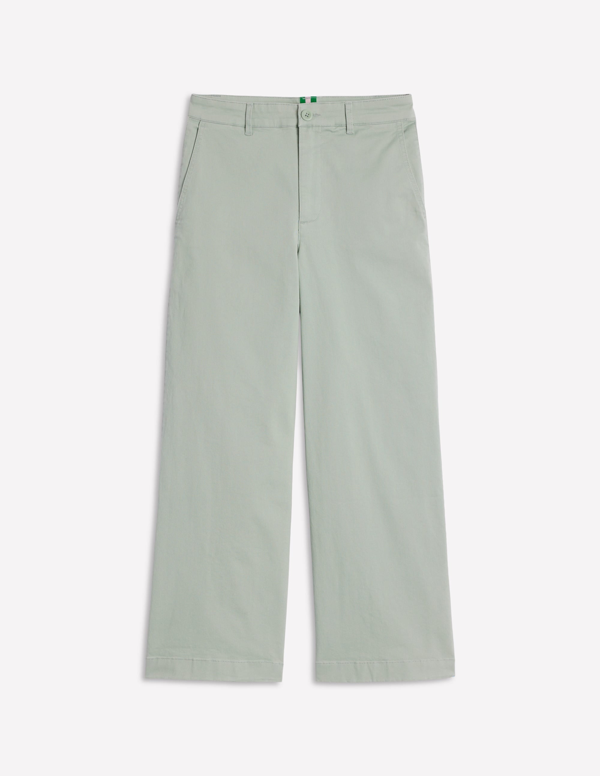 Barnsbury Crop Chino Trousers-Soft Jade - Image 6
