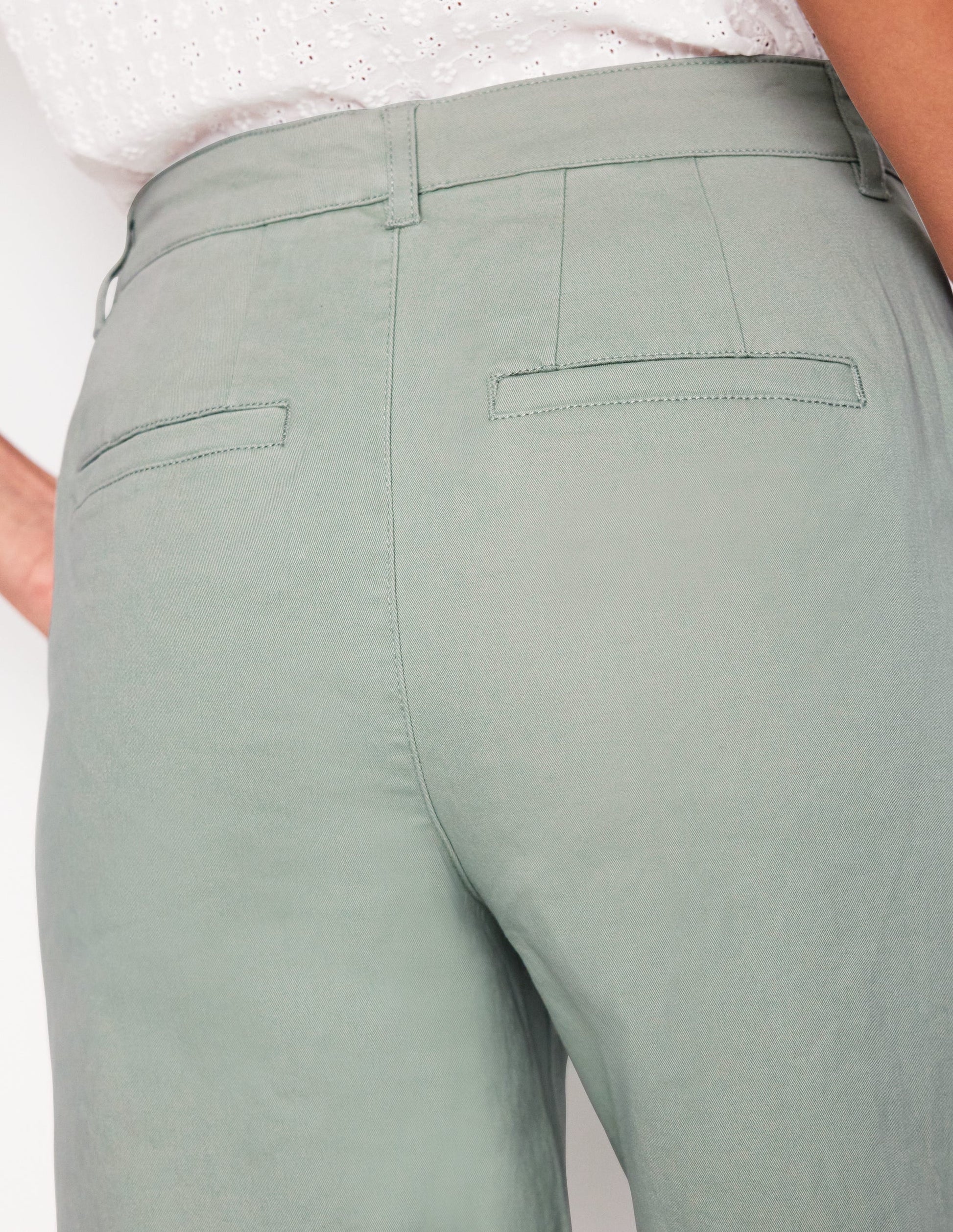 Barnsbury Crop Chino Trousers-Soft Jade-2
